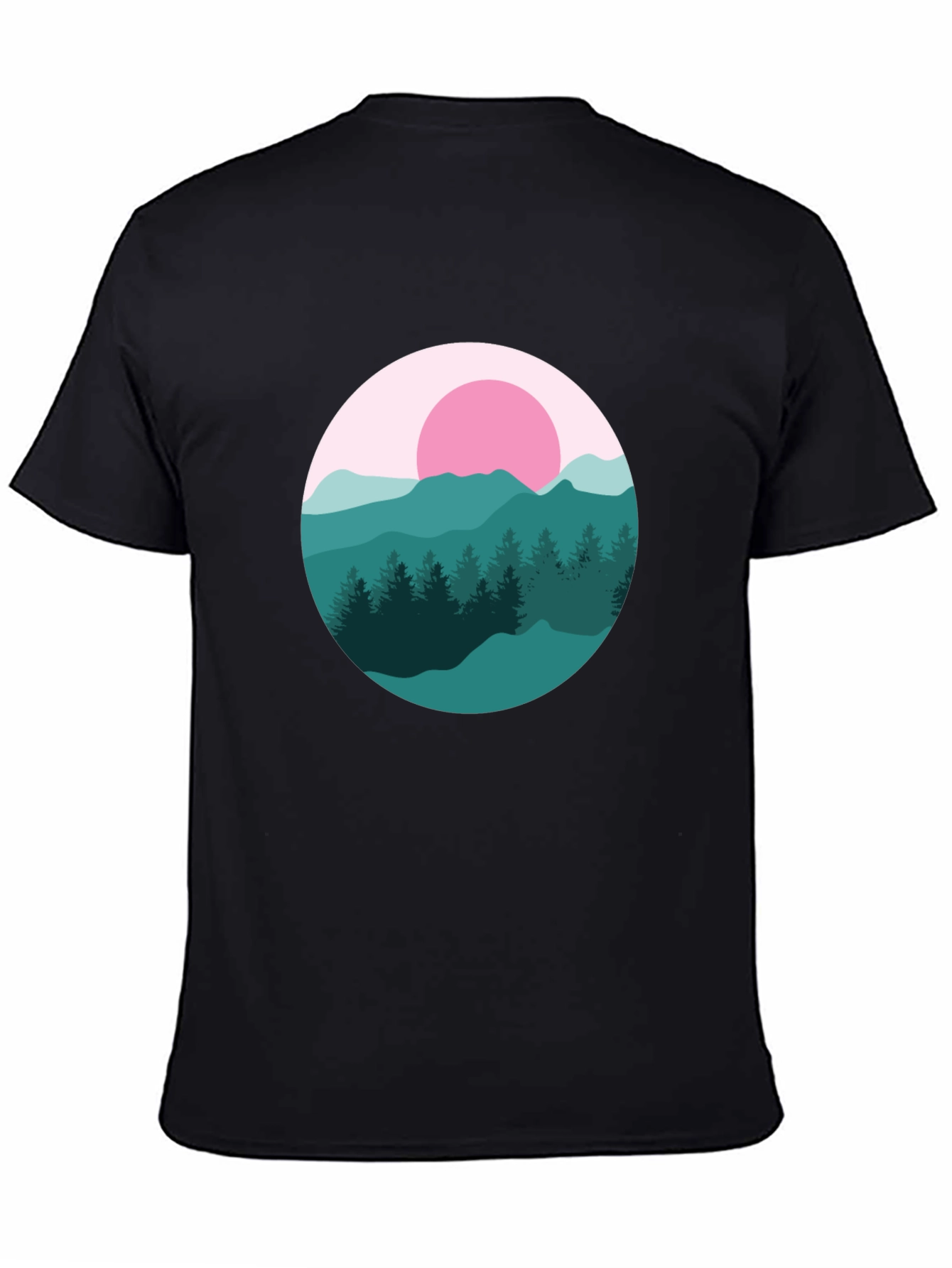 Mountain Sunset Graphic Tee - Stylish Comfort