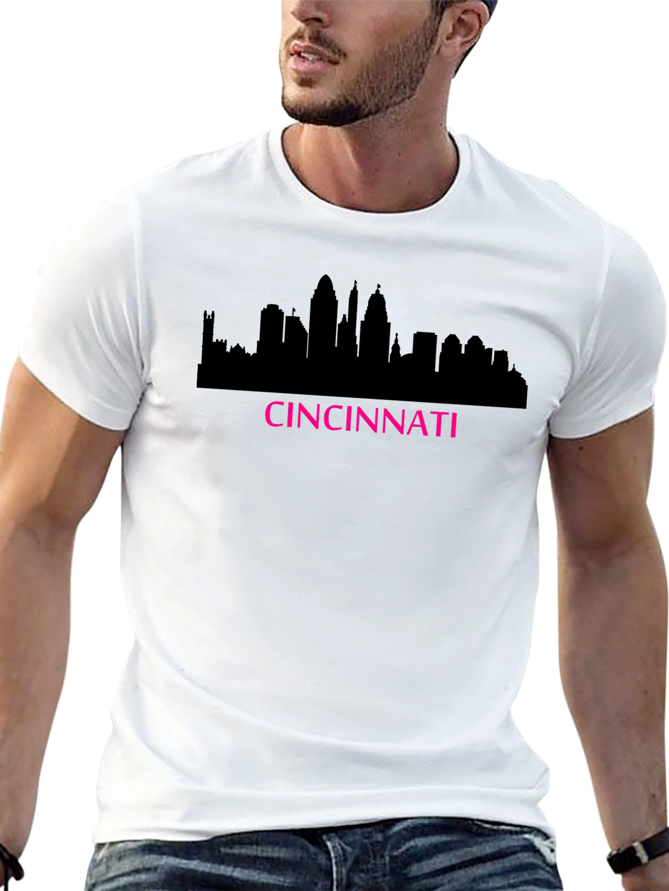 Cincinnati Skyline Graphic Tee - Black