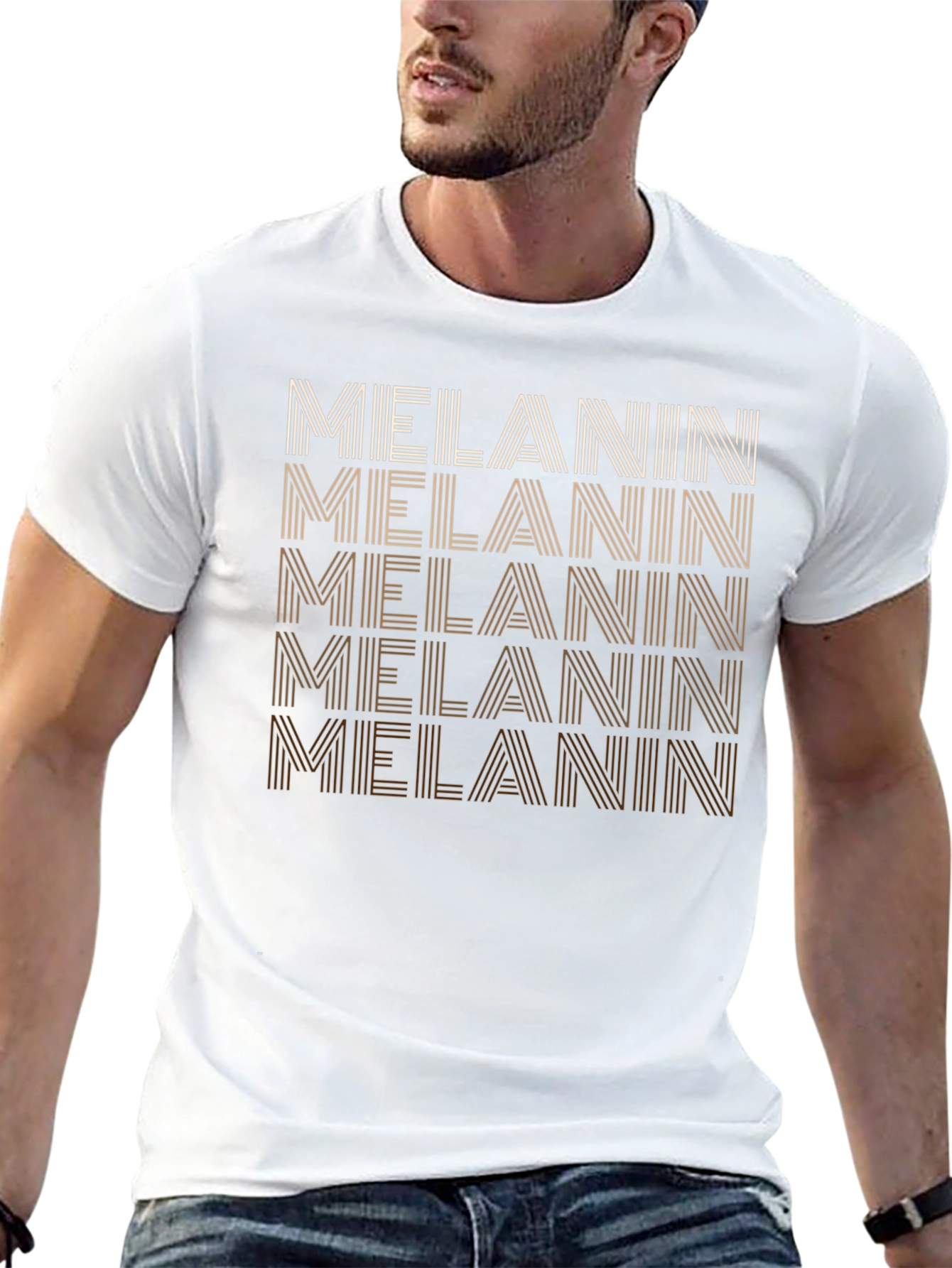 Melanin Graphic T-Shirt - Black