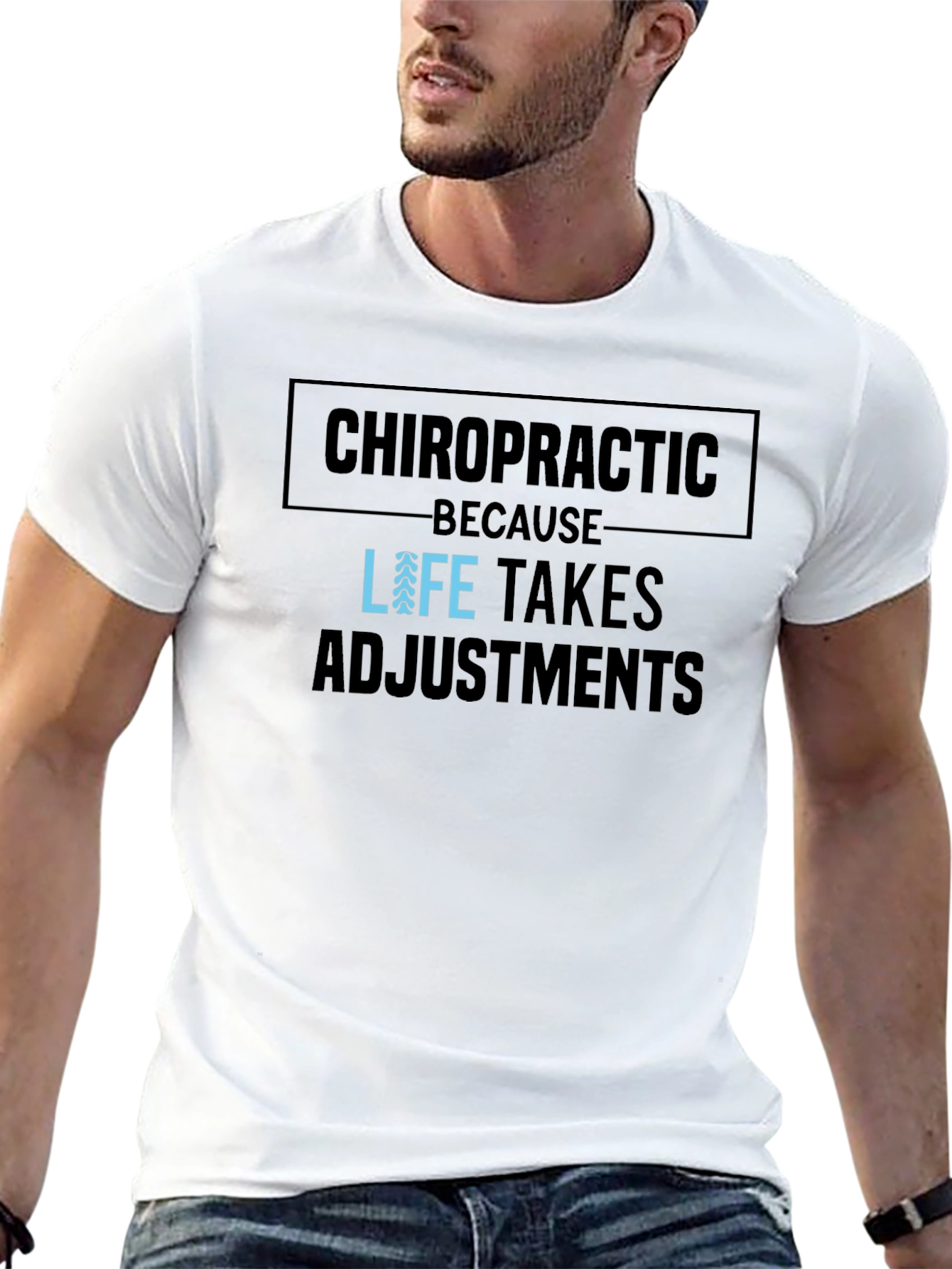 Chiropractic Adjustment T-Shirt - Black