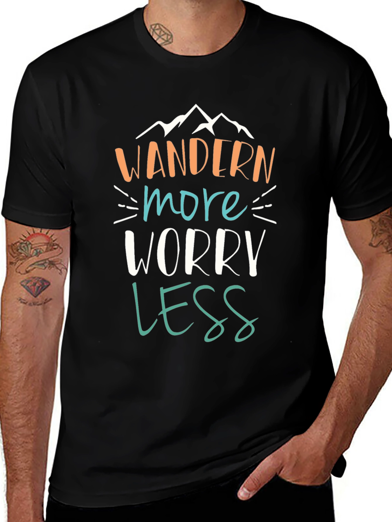 Wandern More Worry Less Graphic Tee