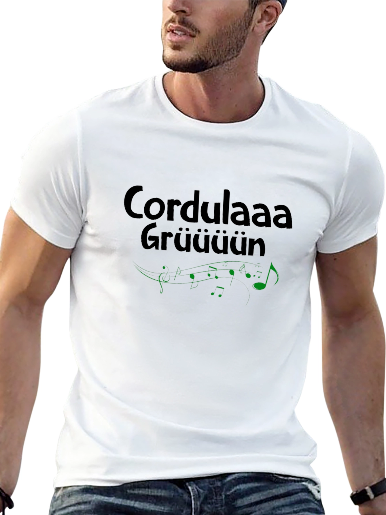 Cordulaaa Grüüüün Graphic Tee - Black