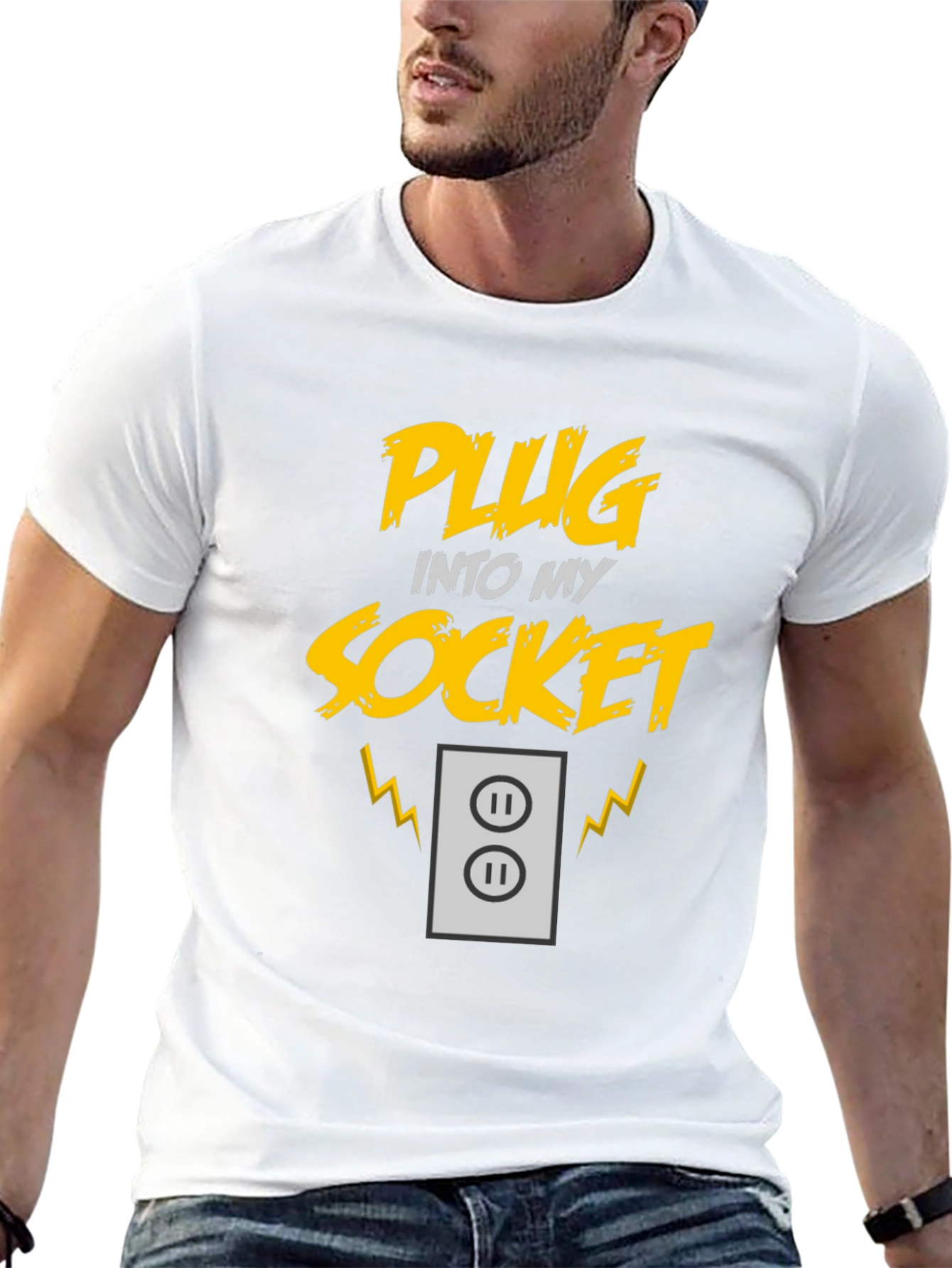 Plug Into My Socket Graphic T-Shirt