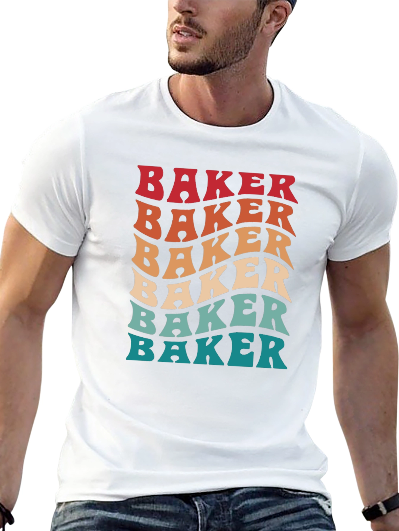Retro Baker Graphic T-Shirt
