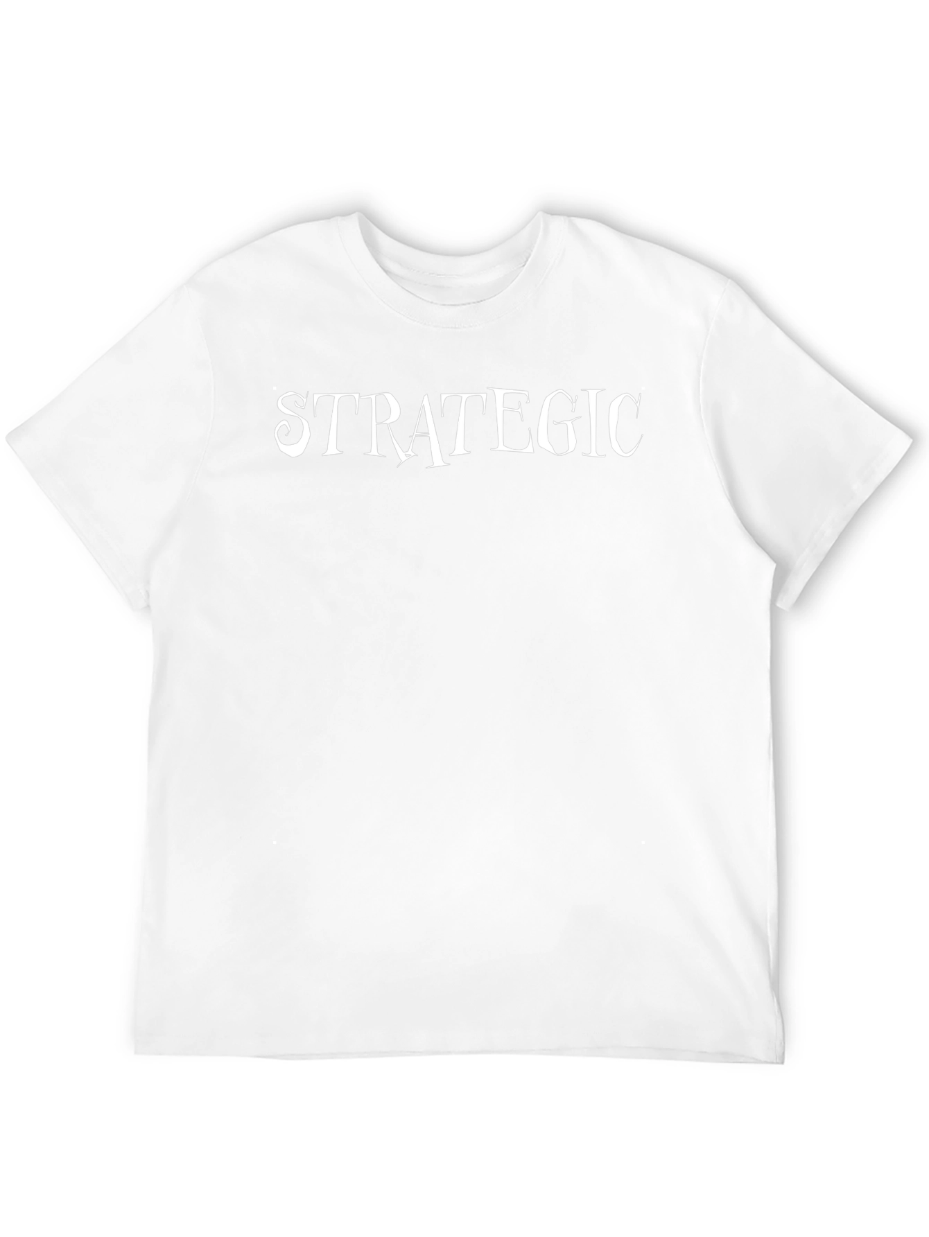 Strategic Black T-Shirt | Unique Graphic Tee