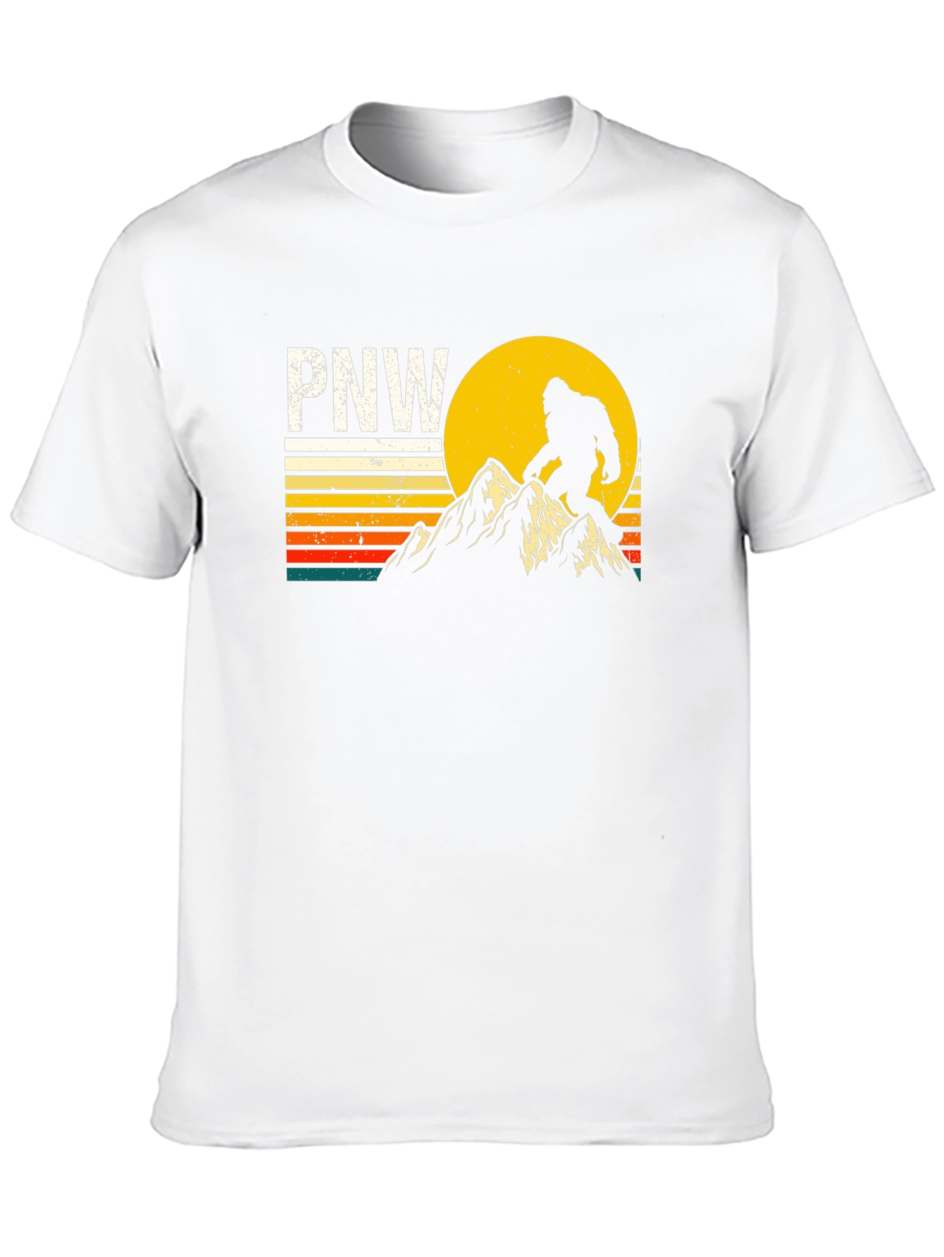 PNW Bigfoot T-Shirt - Pacific Northwest Adventure Tee