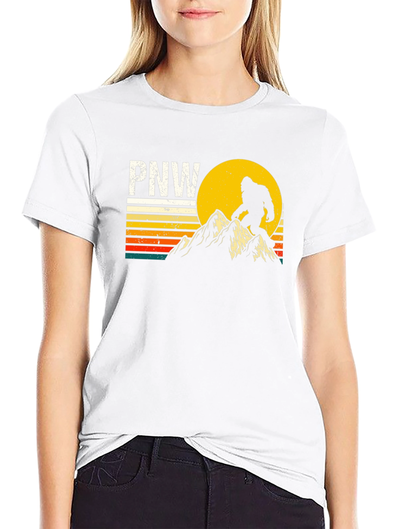 PNW Bigfoot T-Shirt - Pacific Northwest Adventure Tee