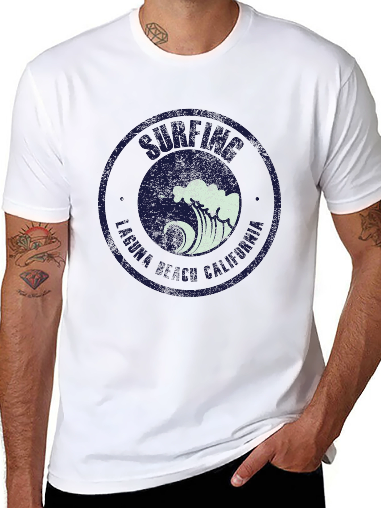 Surfing Laguna Beach California T-Shirt