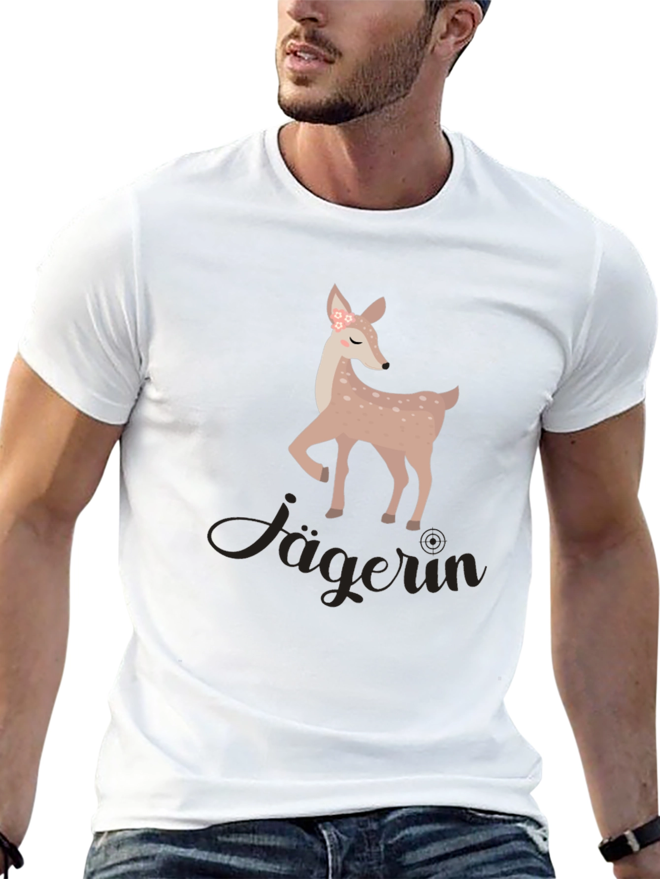 Deer Hunter T-Shirt - Jägerin Graphic Tee