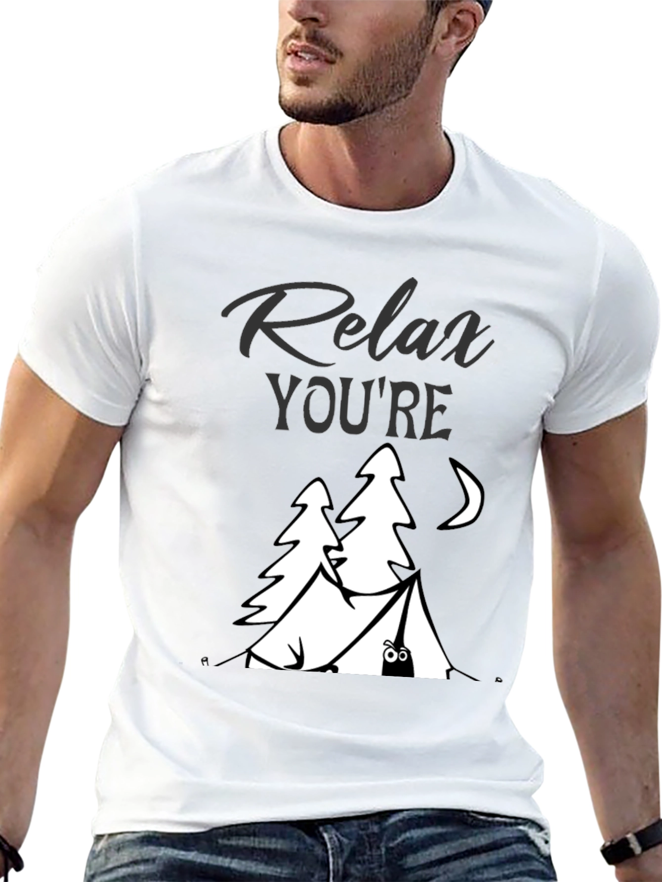 Relax Youre Camping T-Shirt - Funny Nature Tee