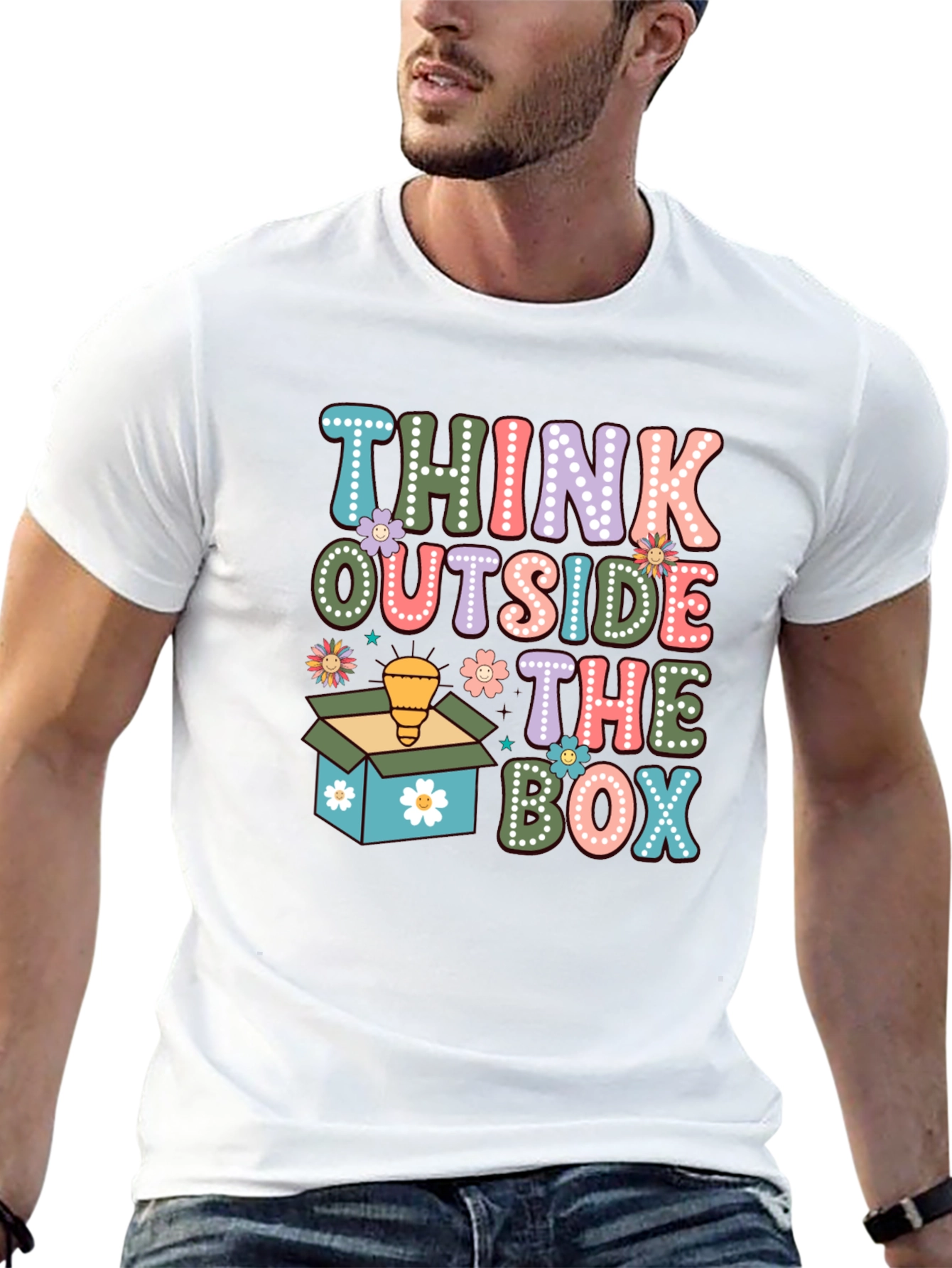 Think Outside the Box Graphic Tee