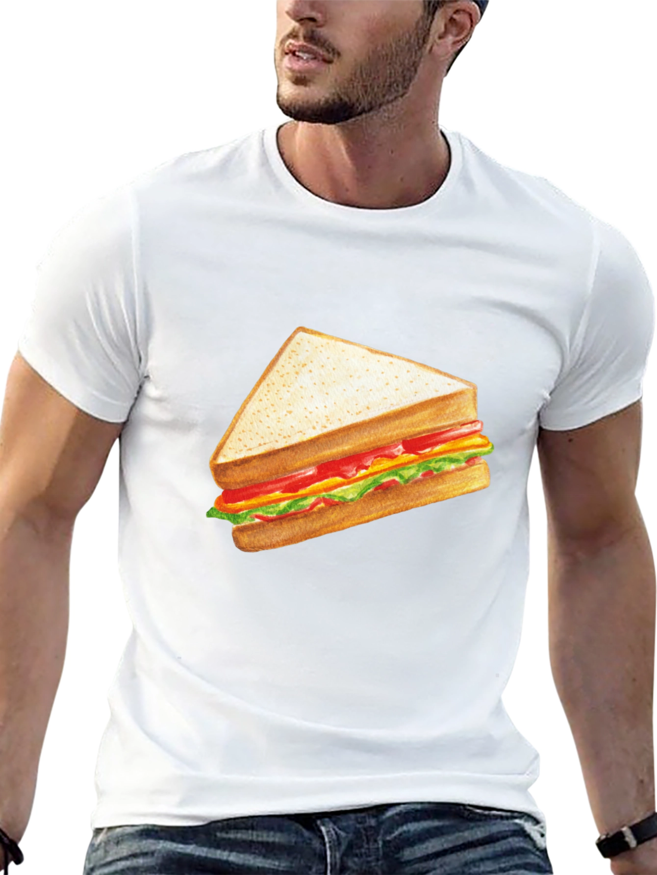 Sandwich Graphic Black T-Shirt