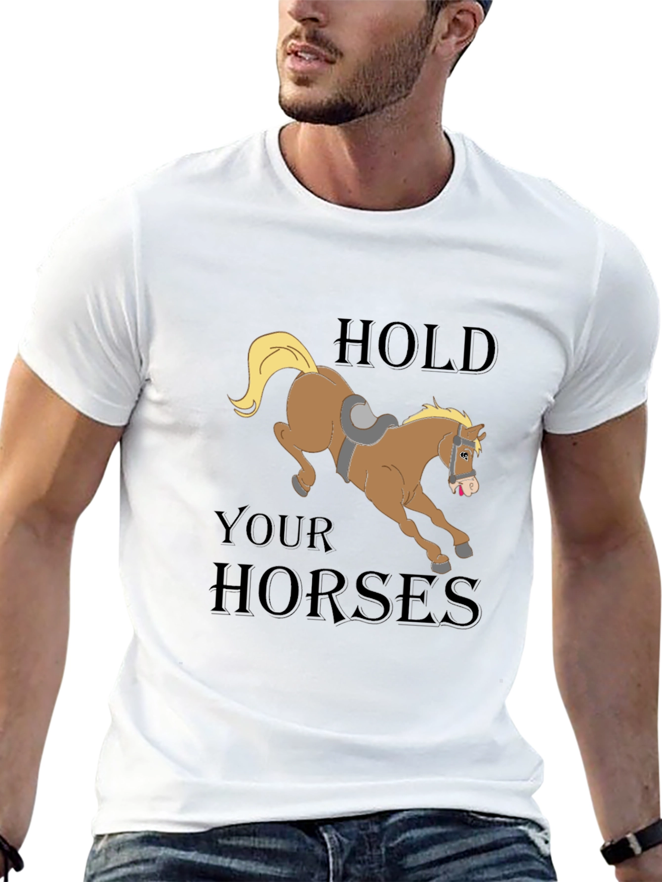 Hold Your Horses Graphic Tee