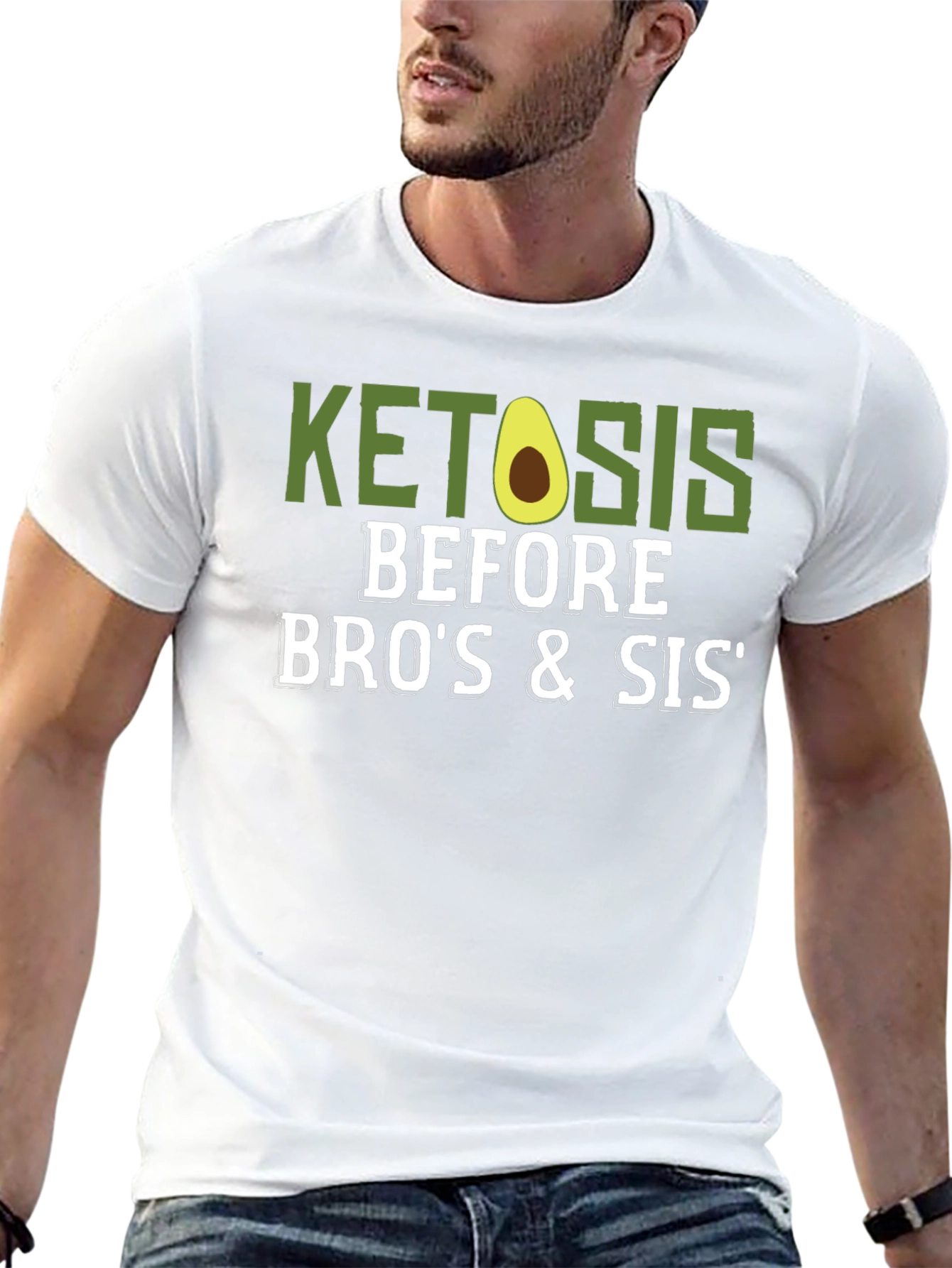 Ketosis Before Bros & Sis Black T-Shirt