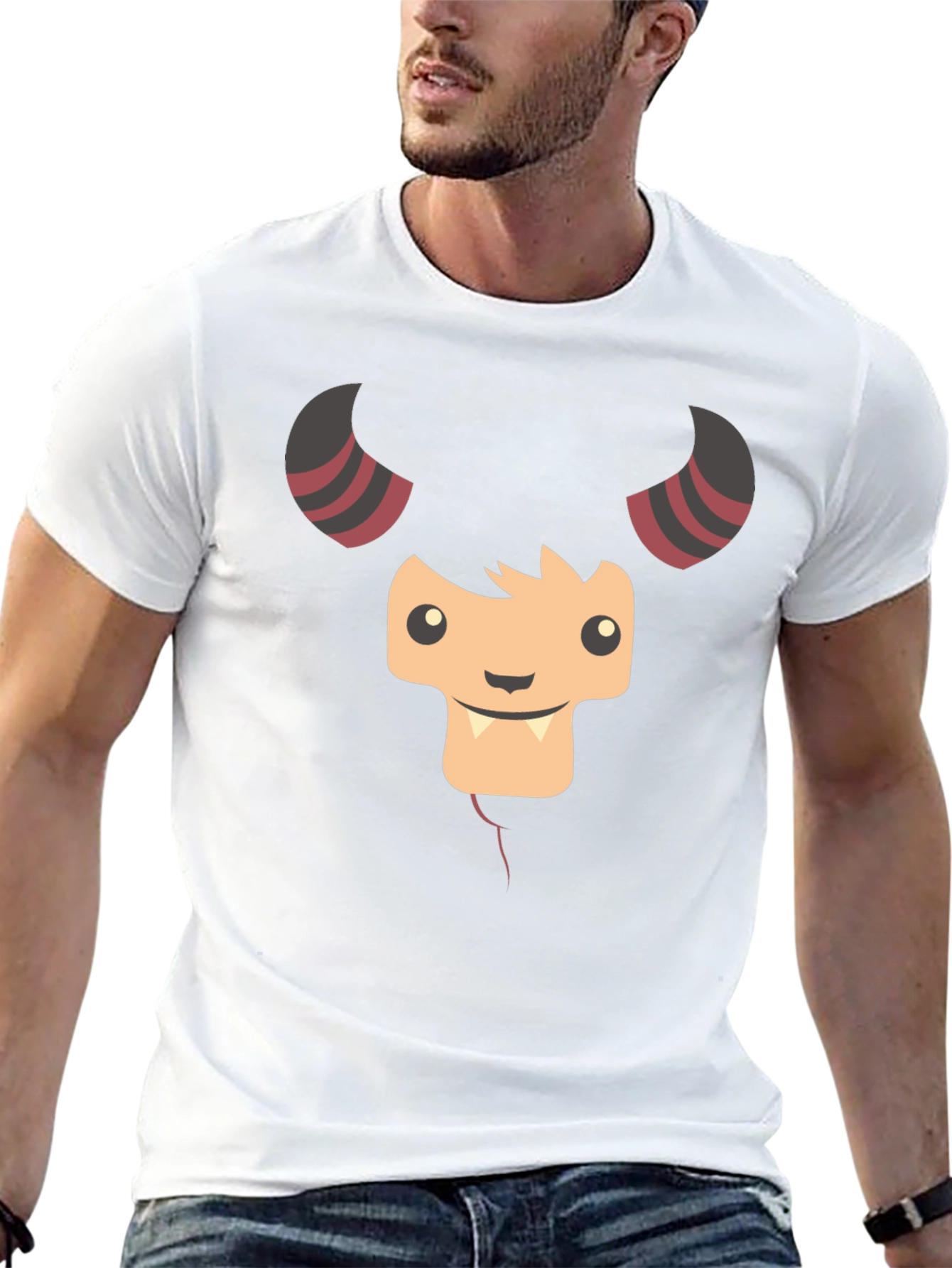 Monster Graphic Tee - Black T-Shirt for Men