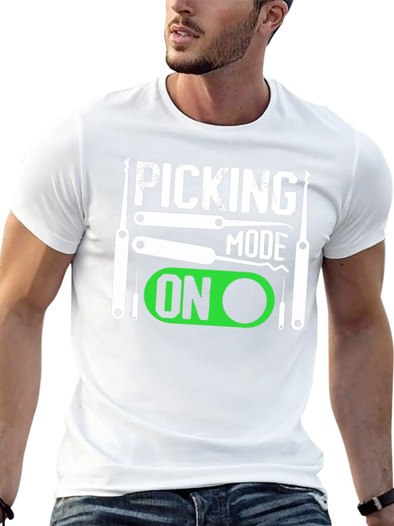 Picking Mode On Graphic T-Shirt