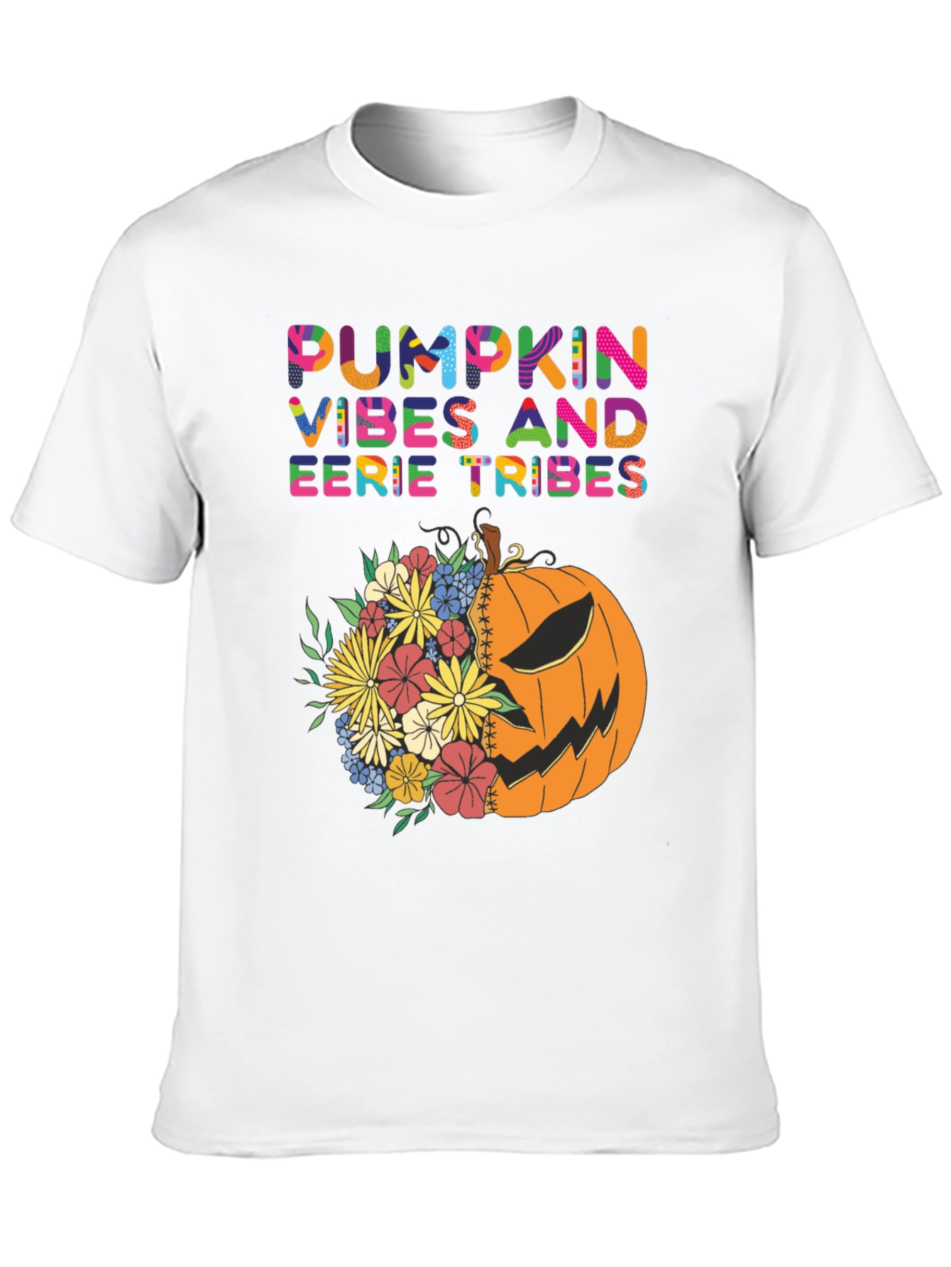 Pumpkin Vibes Halloween T-Shirt