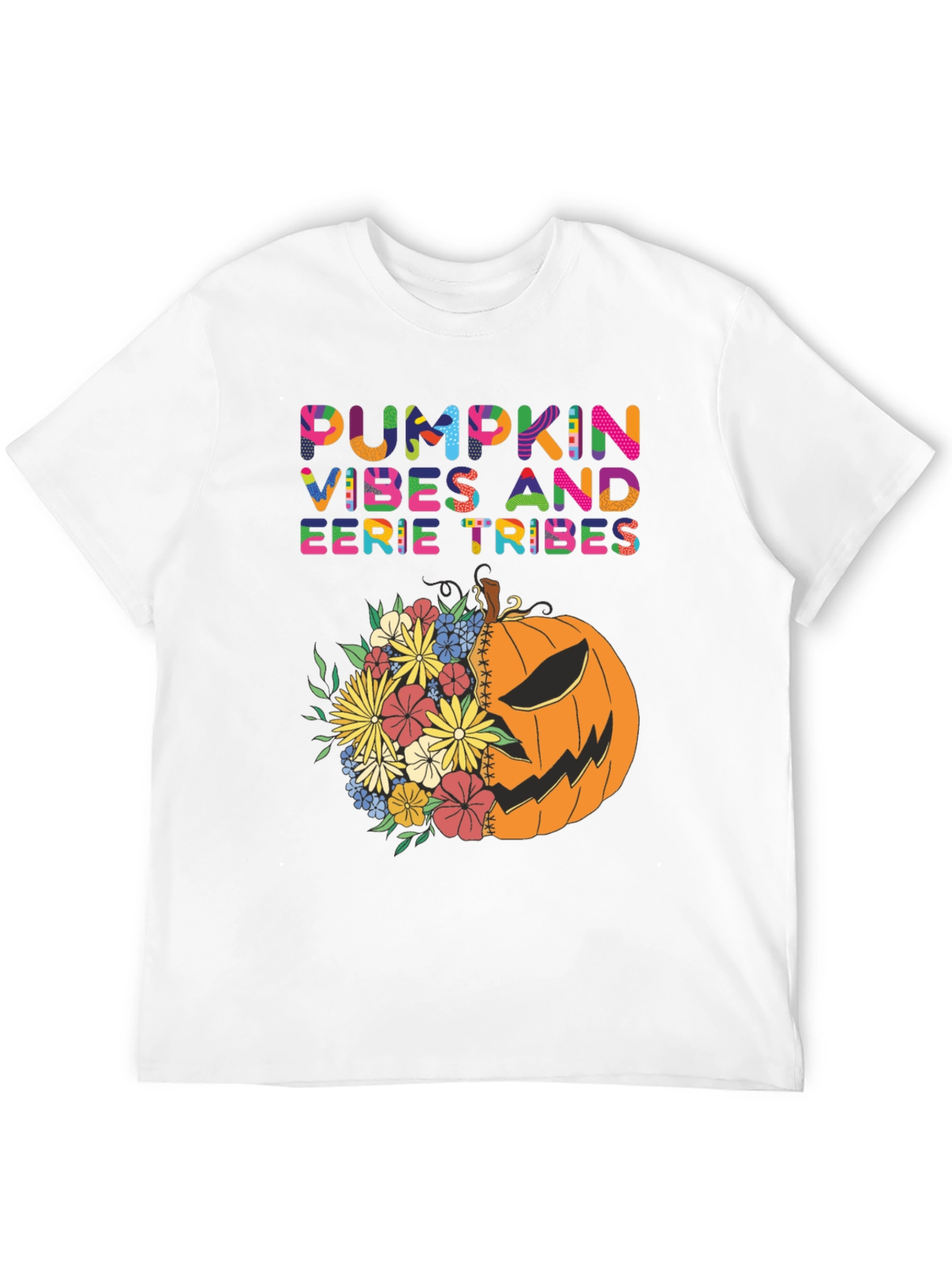 Pumpkin Vibes Halloween T-Shirt