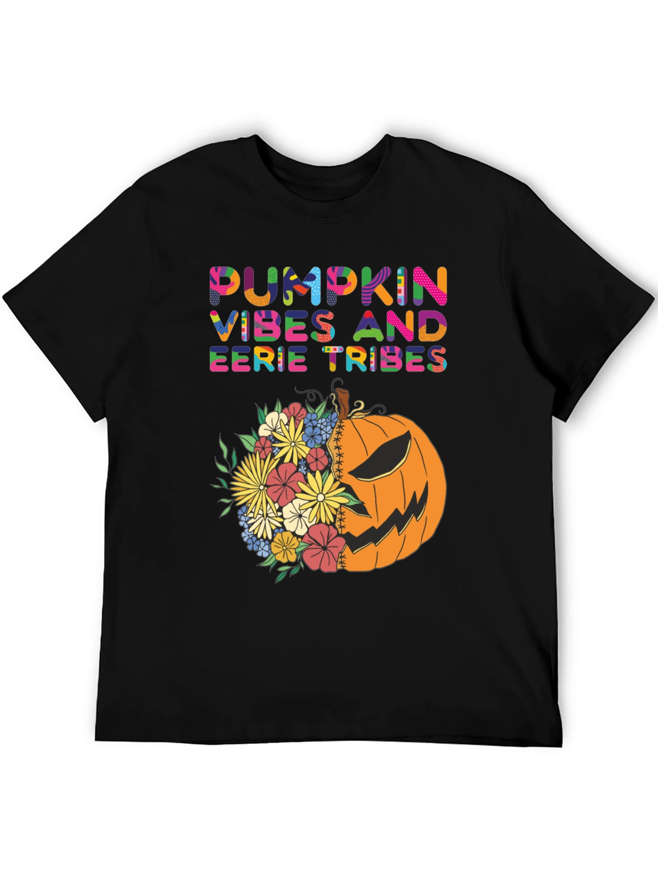 Pumpkin Vibes Halloween T-Shirt