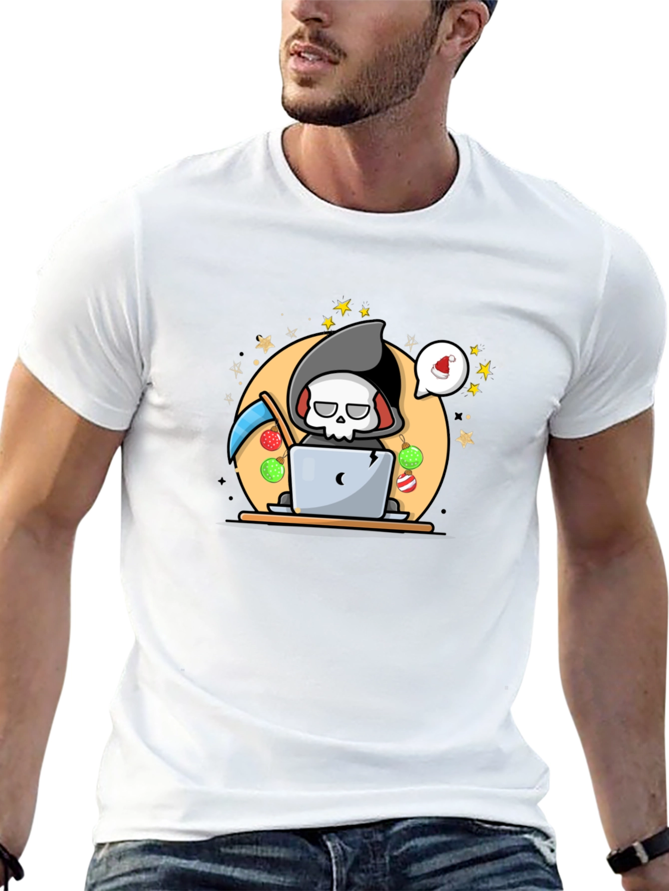 Grim Reaper Christmas T-Shirt