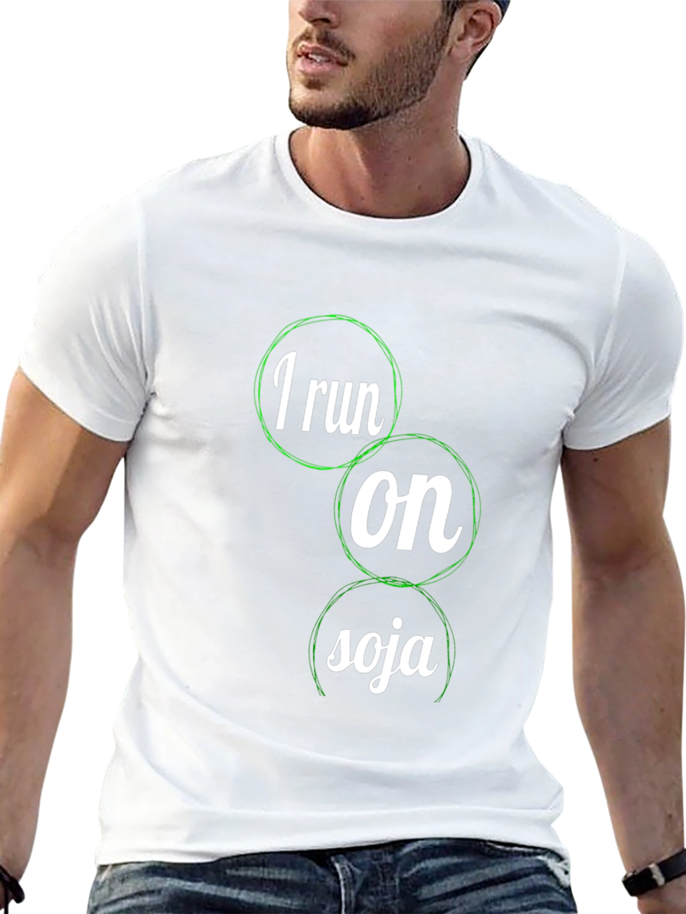 I Run on Soja - Vegan T-Shirt