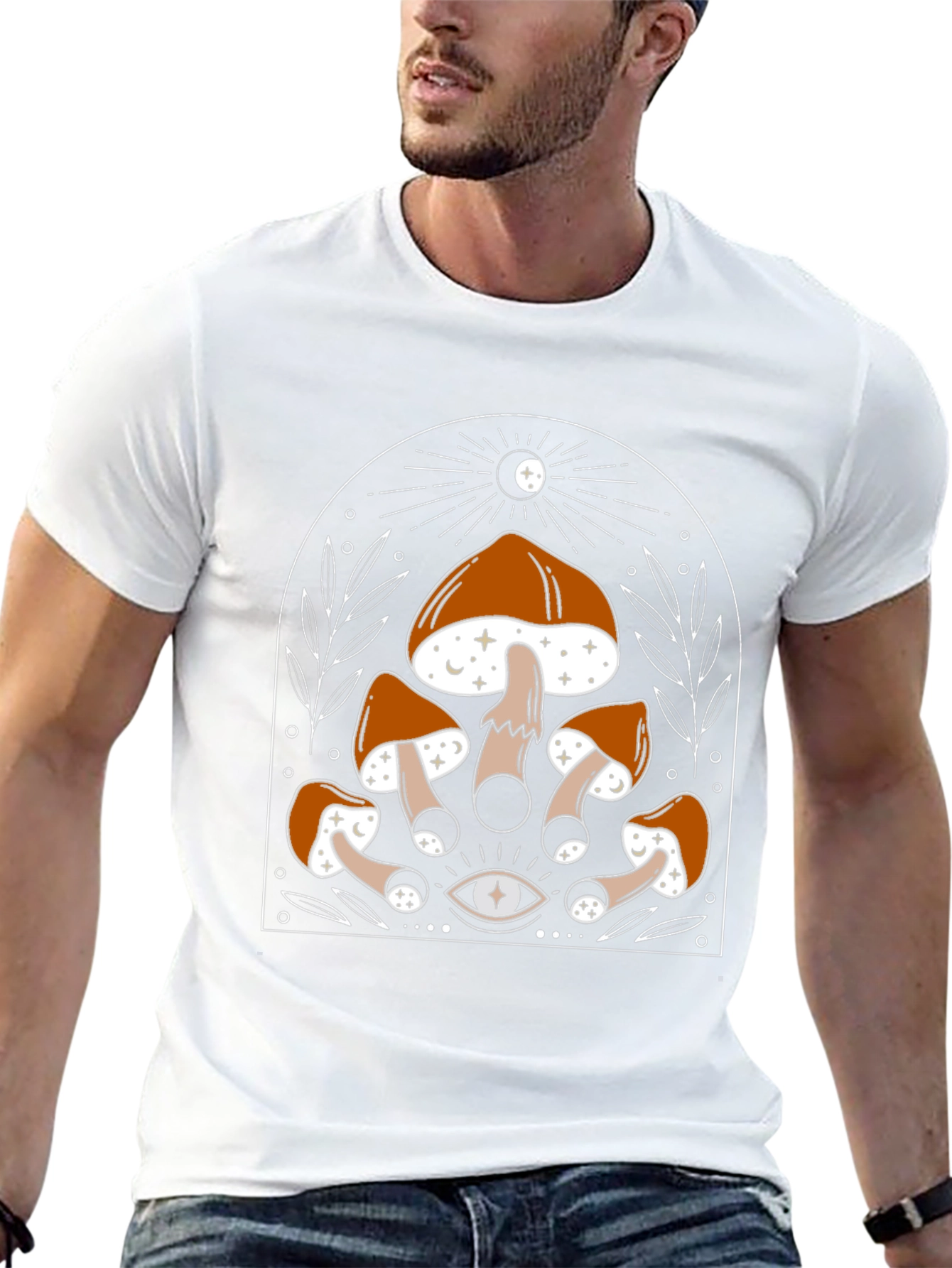 Mystic Mushroom T-Shirt - Eye Graphic