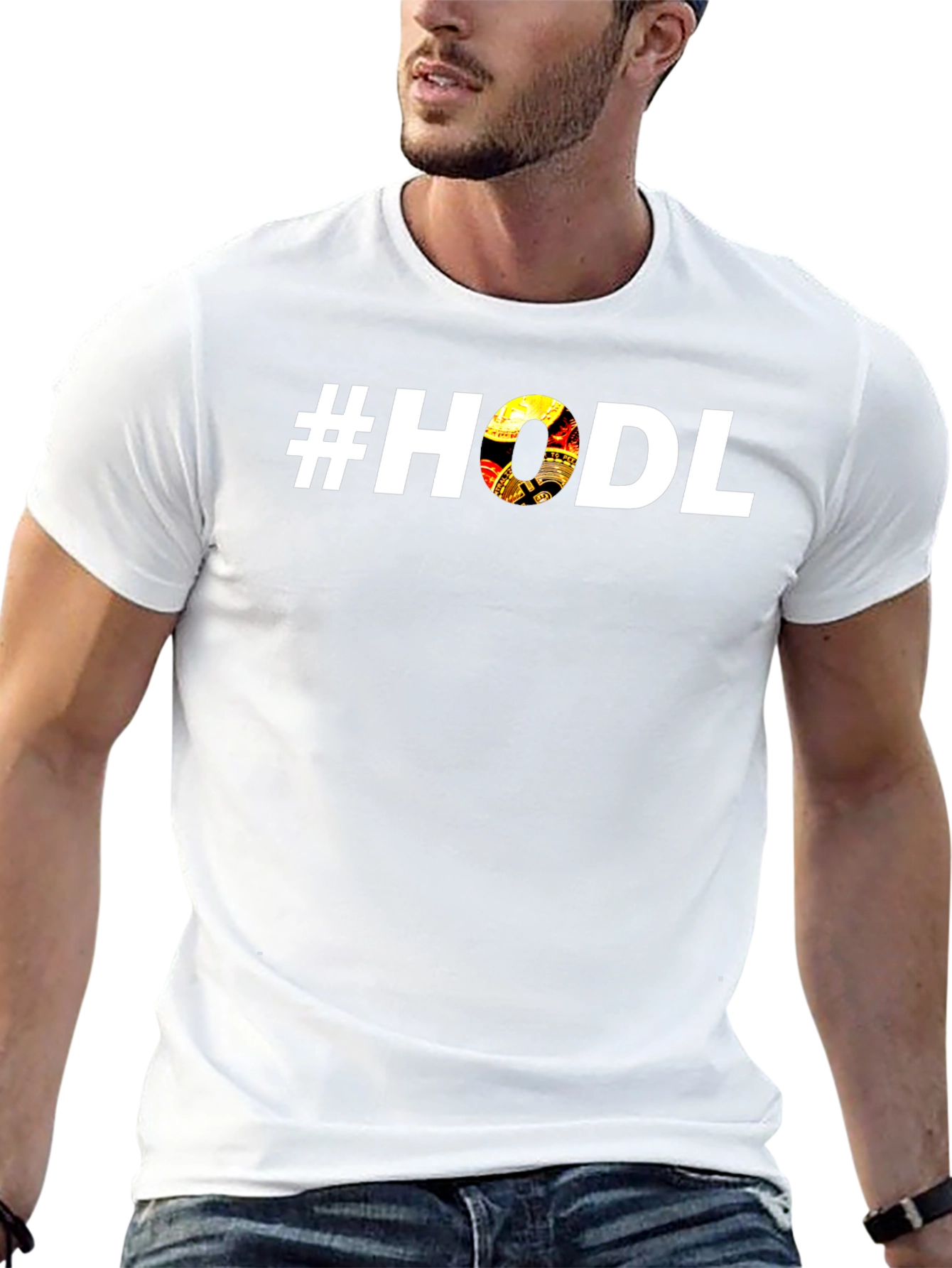 #HODL Crypto Graphic Black T-Shirt - Investor Tee