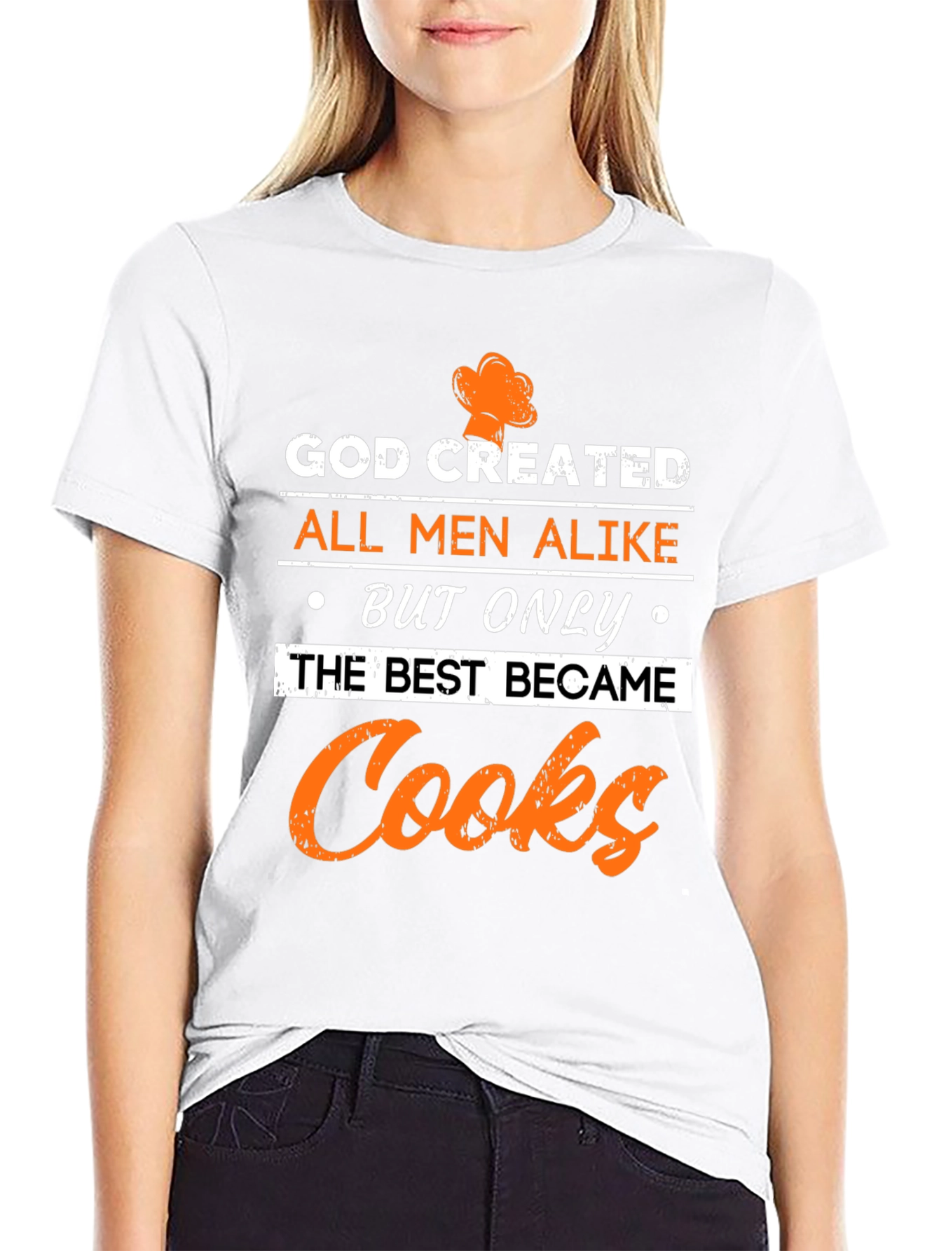God Created Cooks T-Shirt - Black Graphic Tee