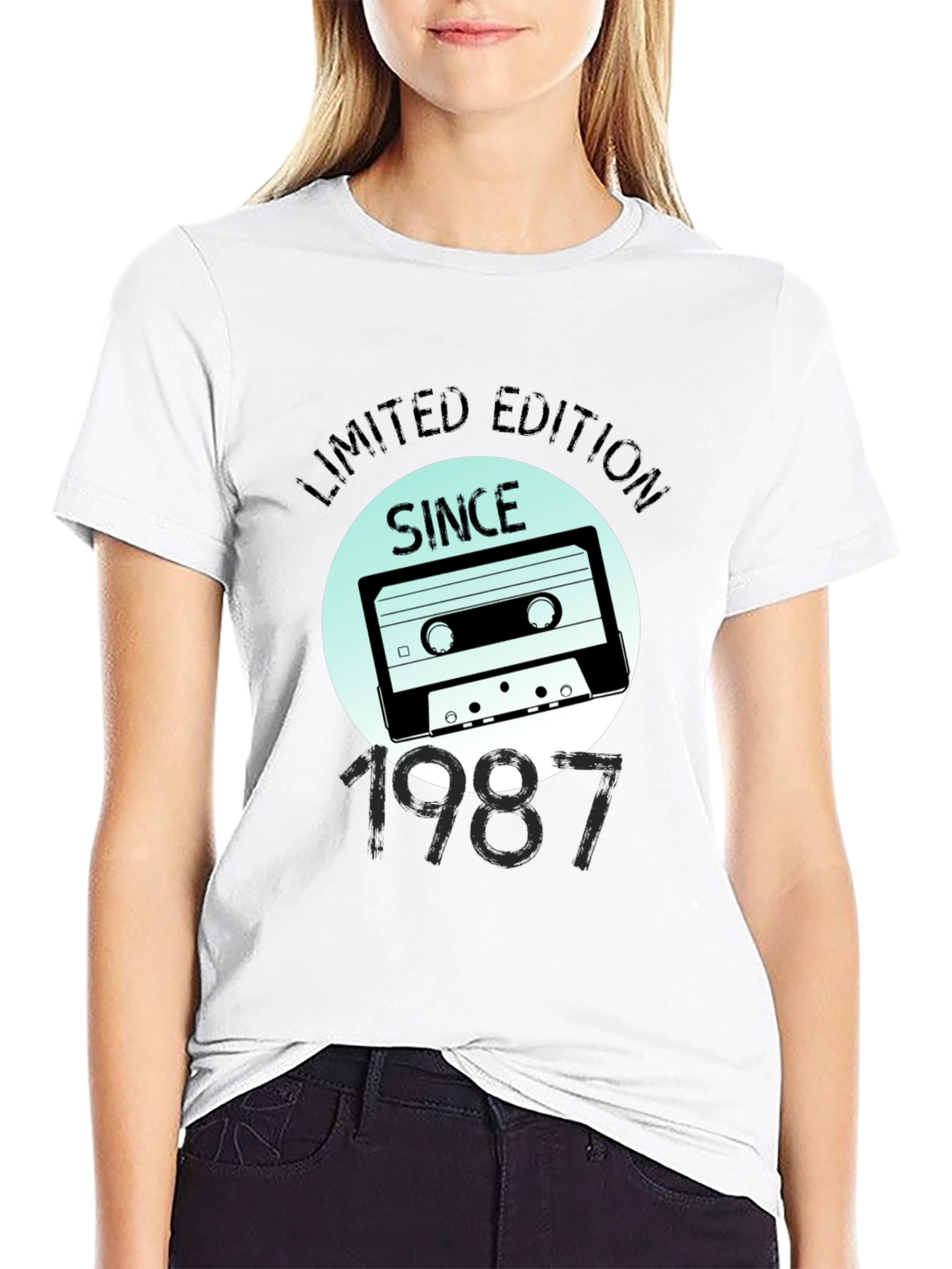 Limited Edition Since 1987 Cassette Tape Graphic T-Shirt