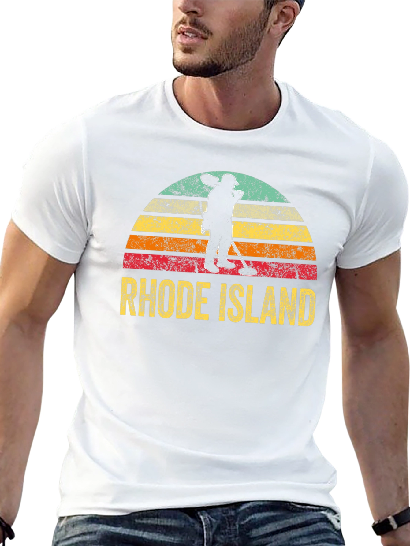 Rhode Island Metal Detecting T-Shirt