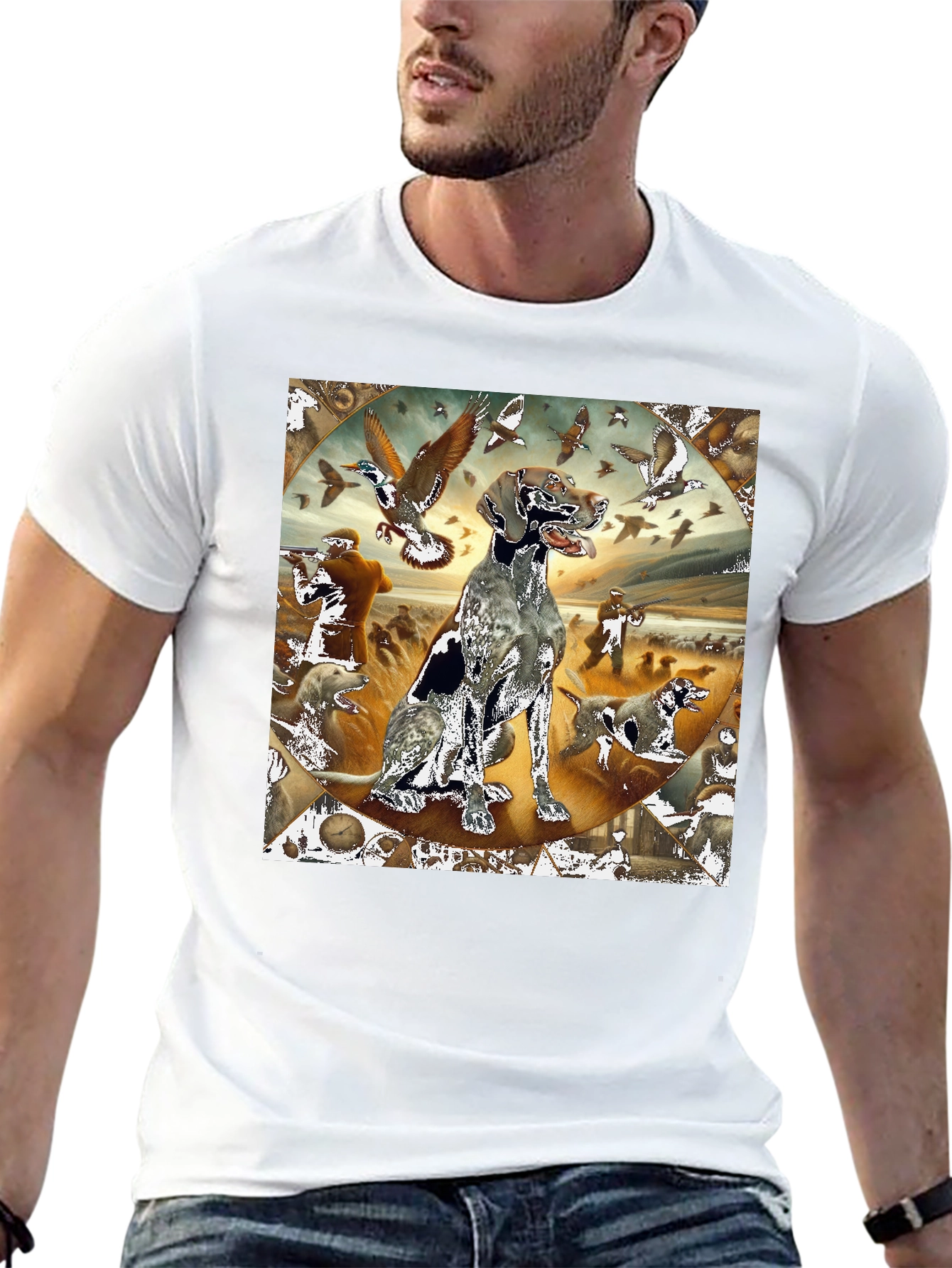 Hunting Dog Graphic Tee
