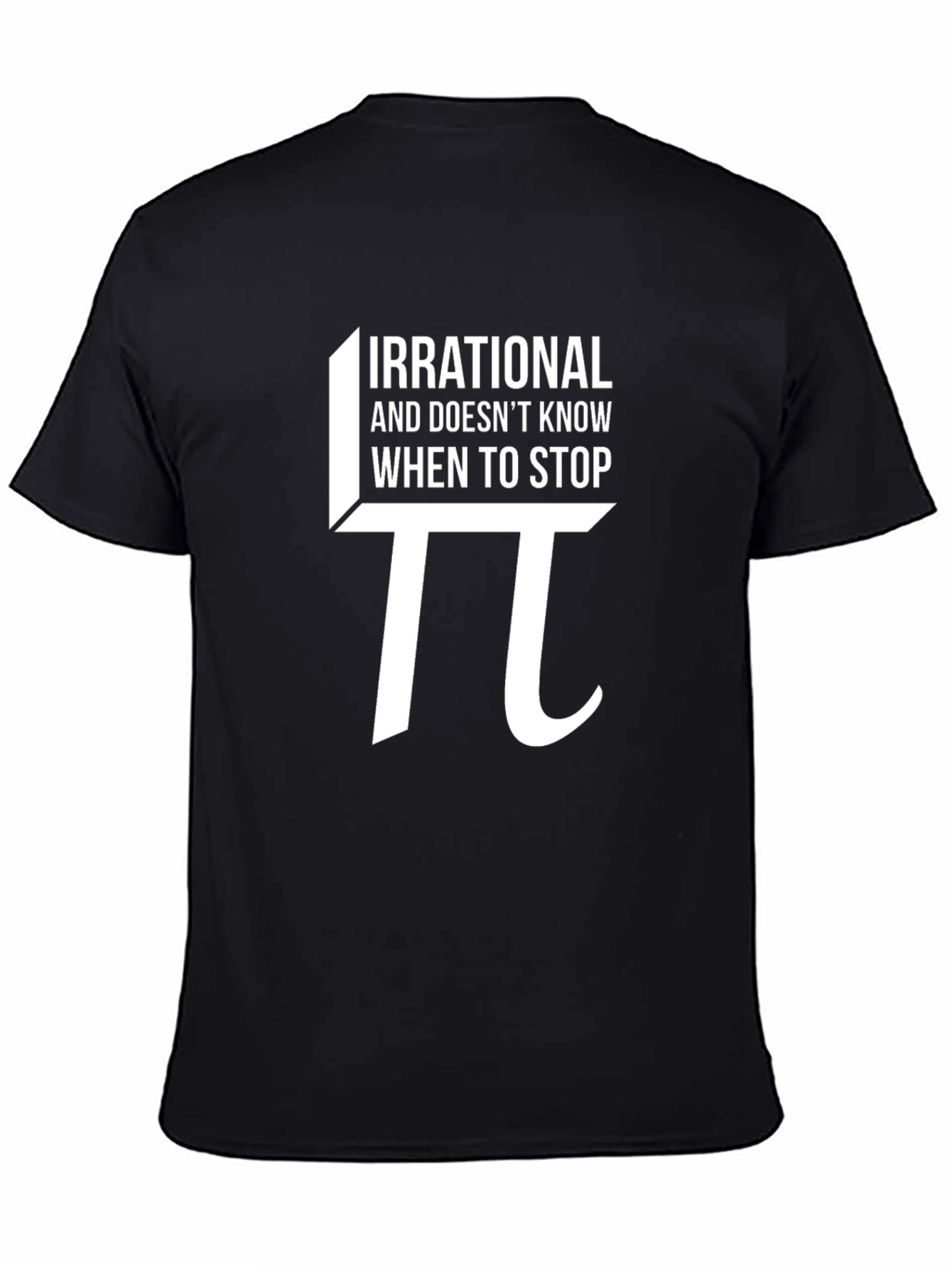 Irrational Pi Funny Math T-Shirt
