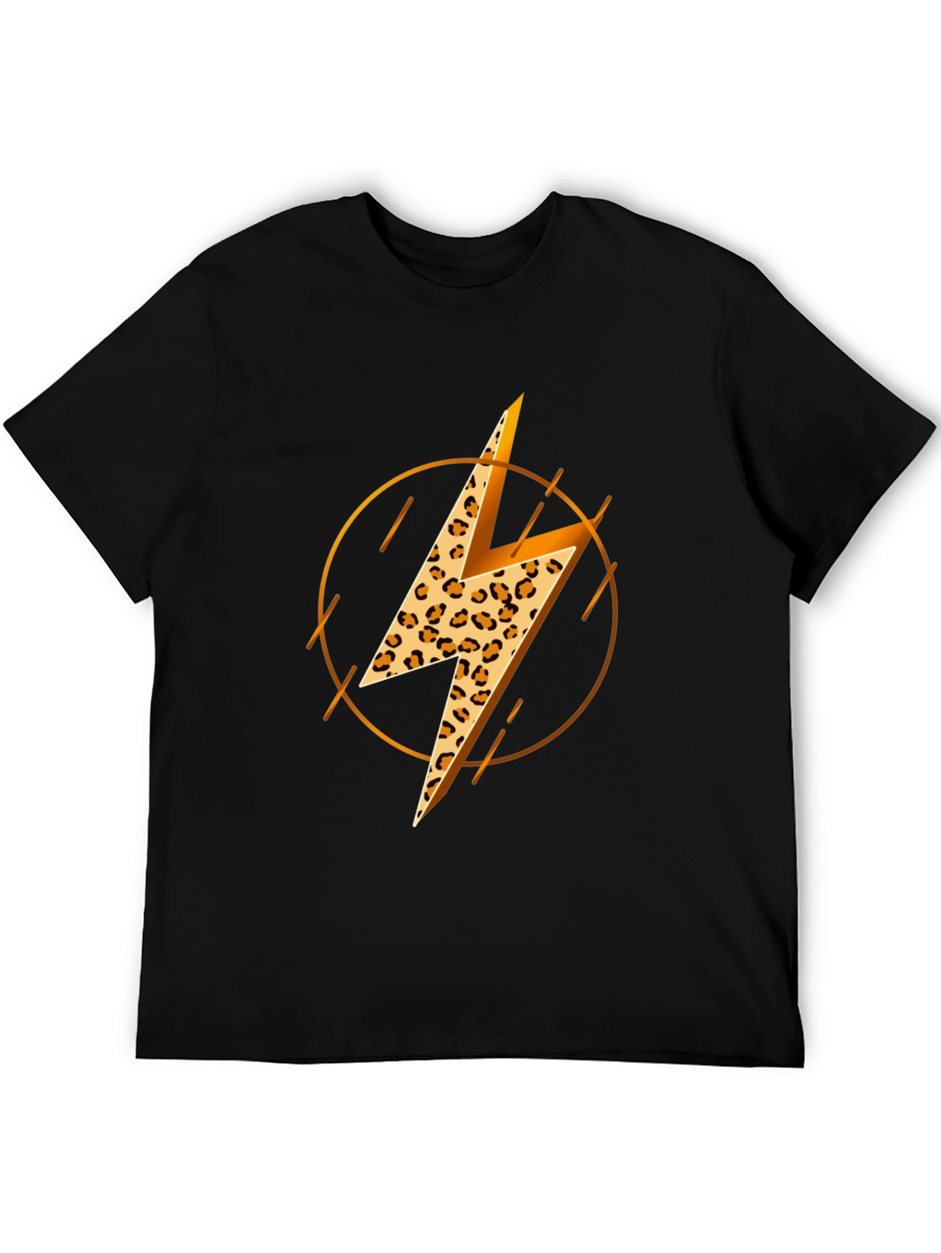 Leopard Lightning Bolt Graphic Tee