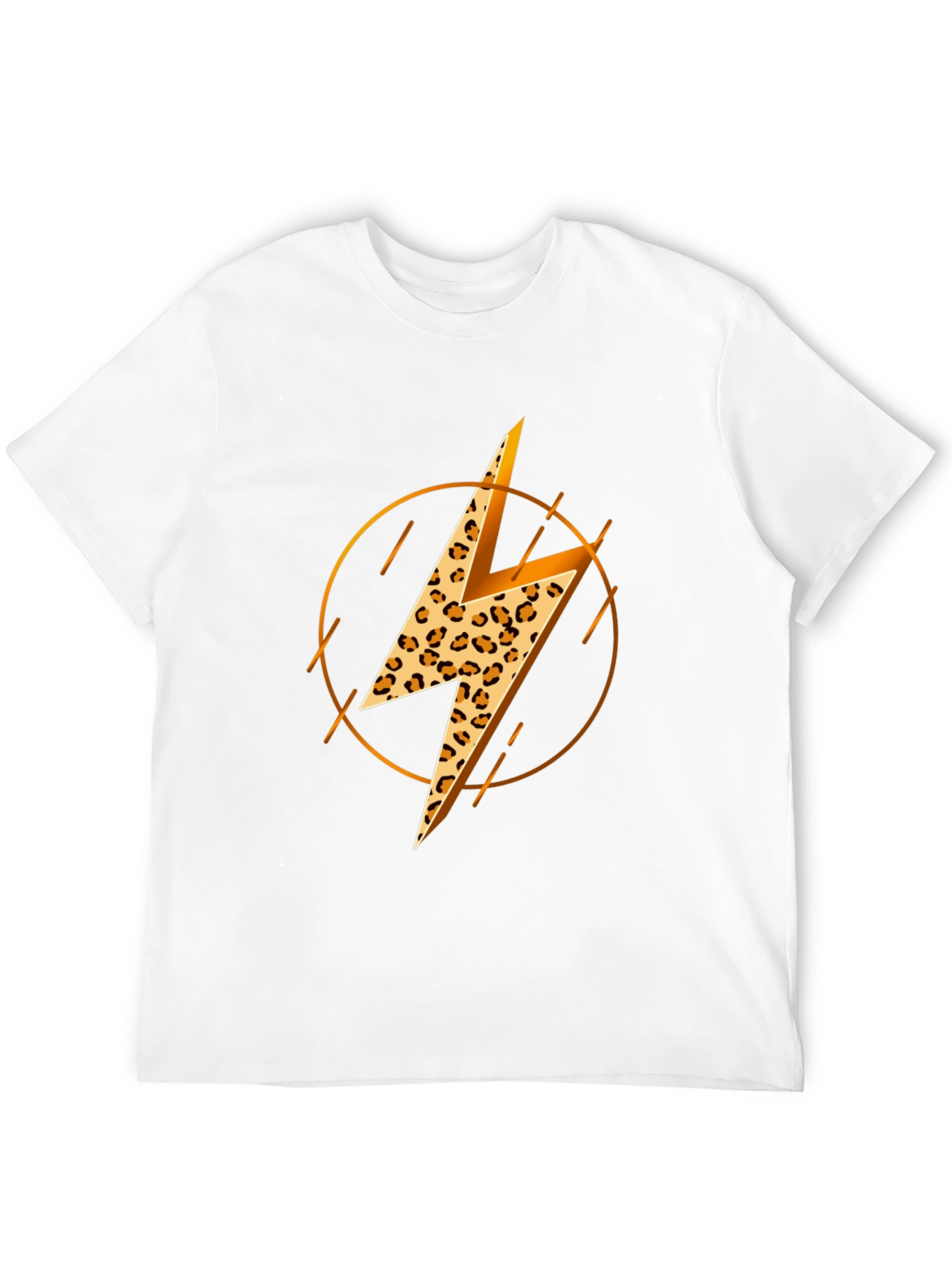 Leopard Lightning Bolt Graphic Tee