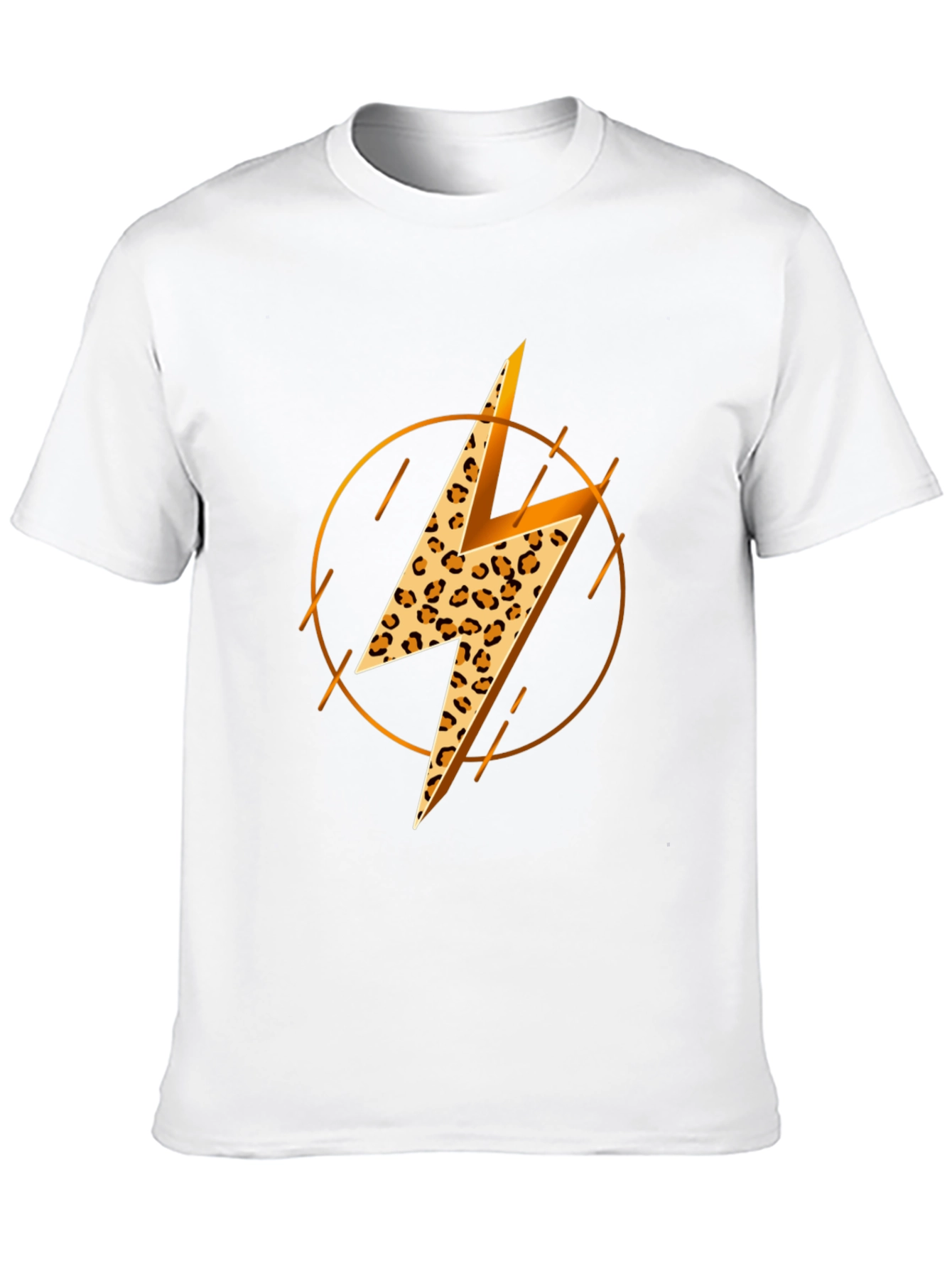 Leopard Lightning Bolt Graphic Tee