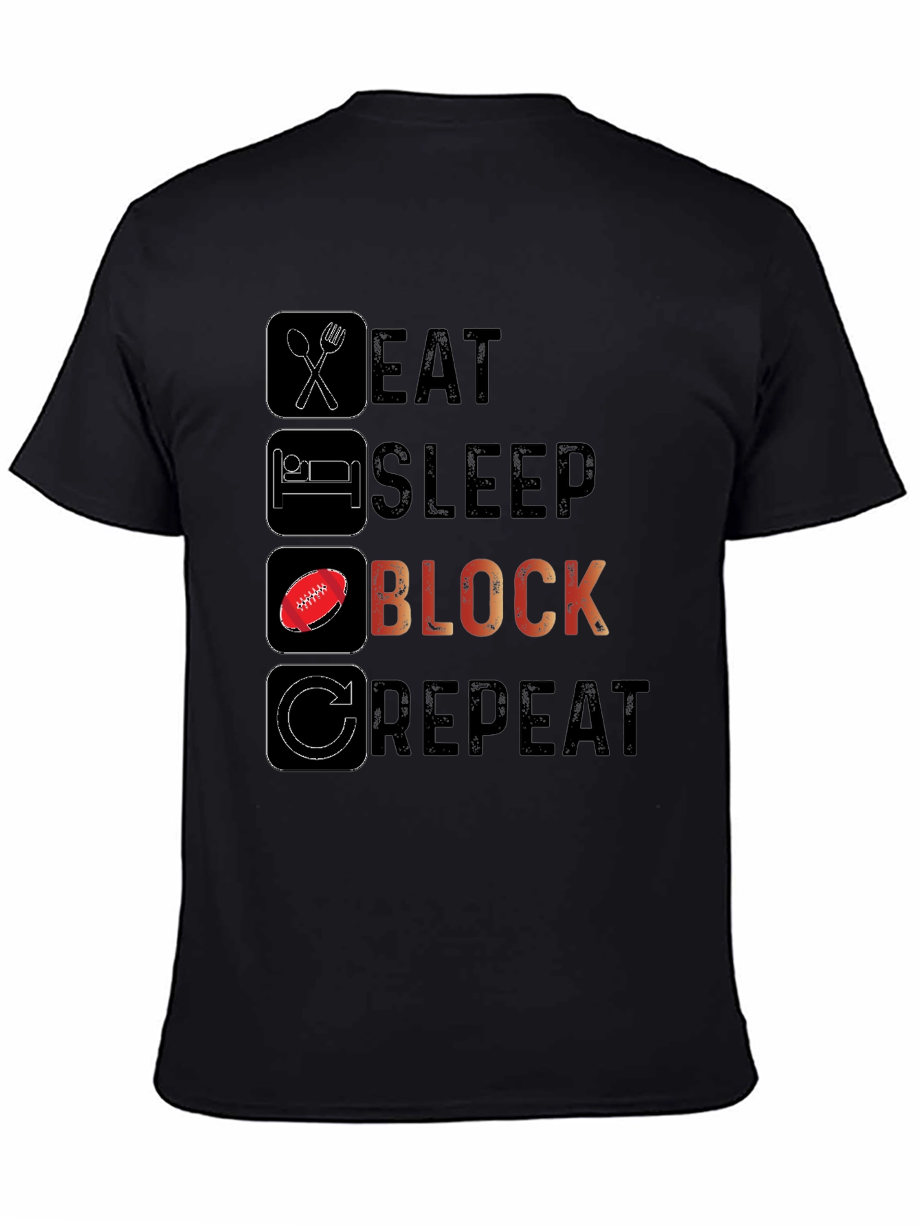 Eat Sleep Block Repeat T-Shirt