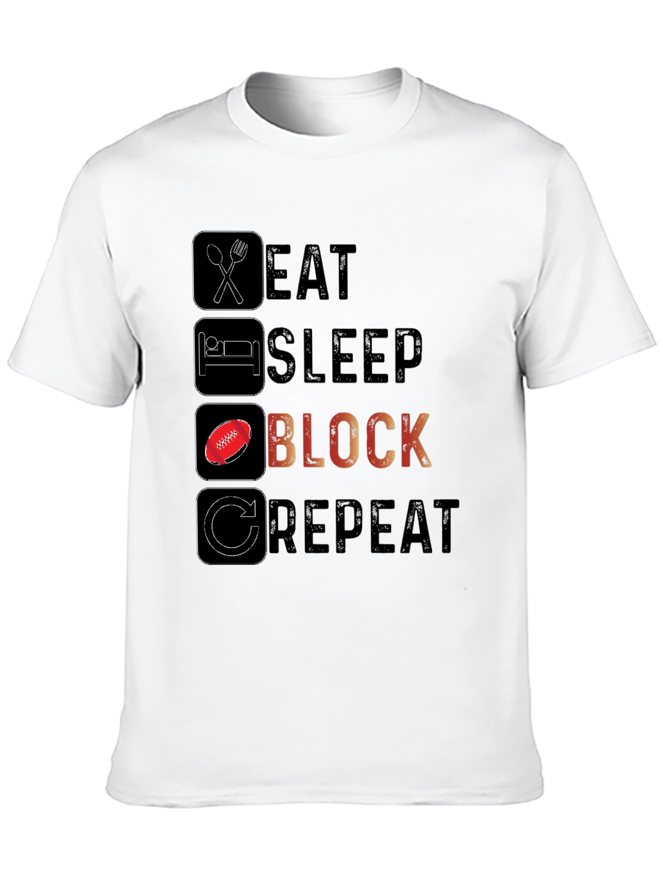 Eat Sleep Block Repeat T-Shirt