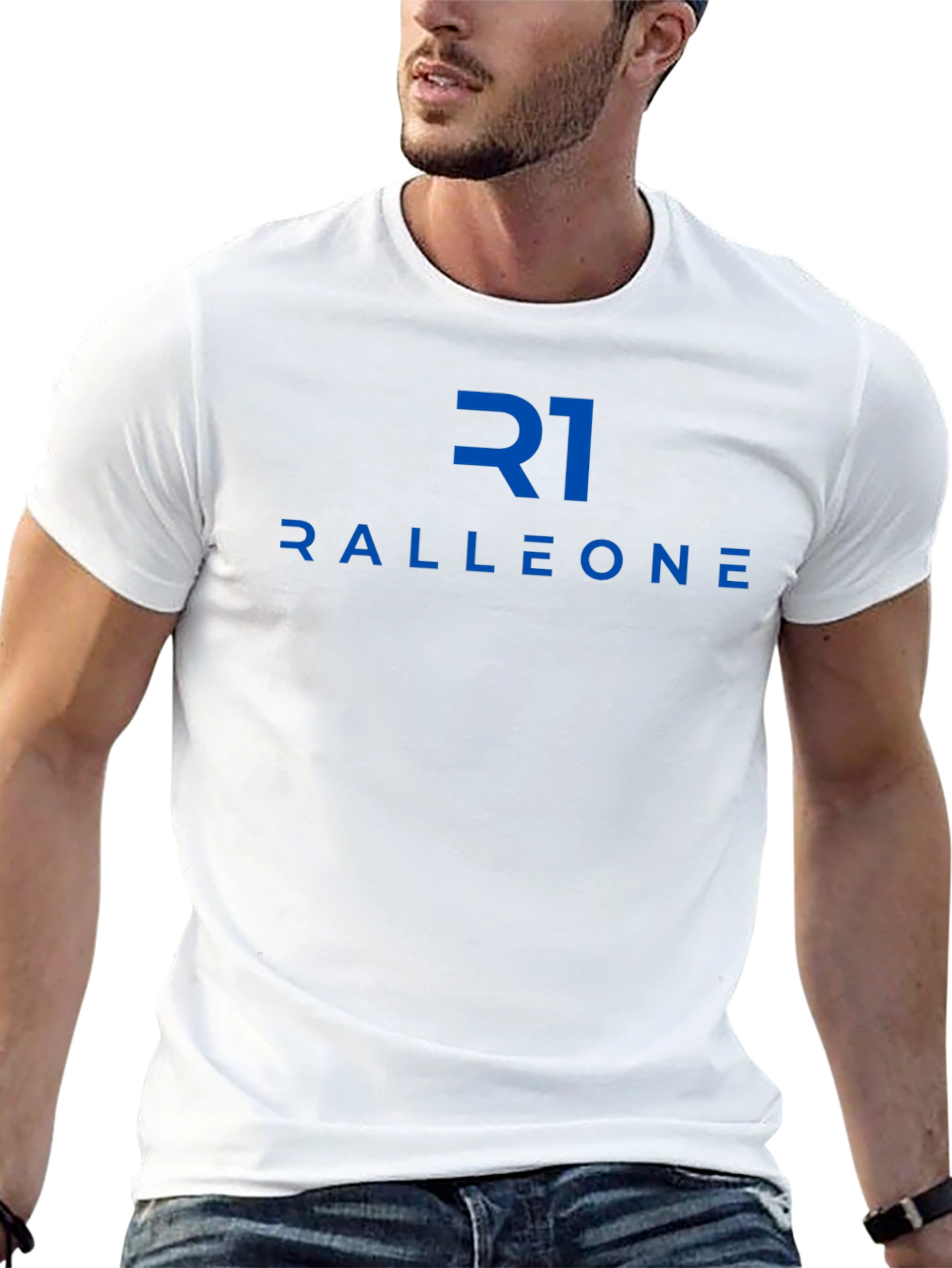 Ralleone Graphic Print Black T-Shirt