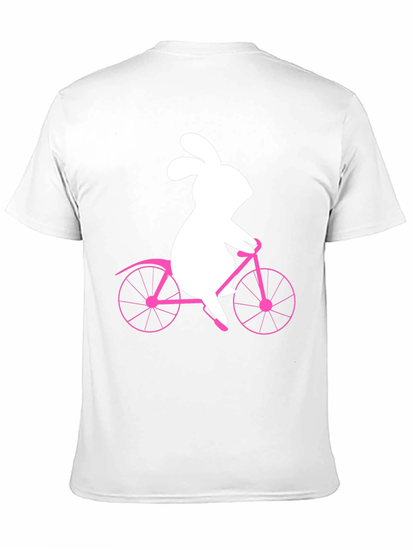 Bunny on Bike Graphic Tee - Black T-Shirt