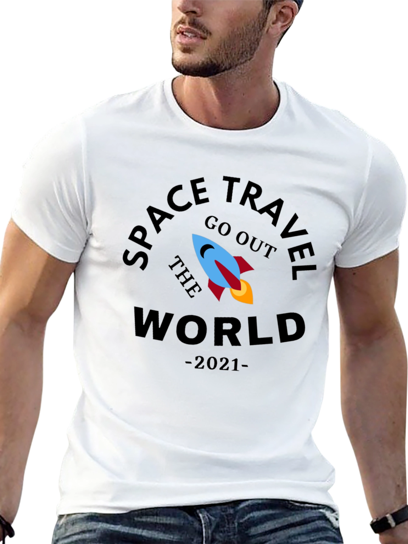 Space Travel Go Out the World 2021 T-Shirt