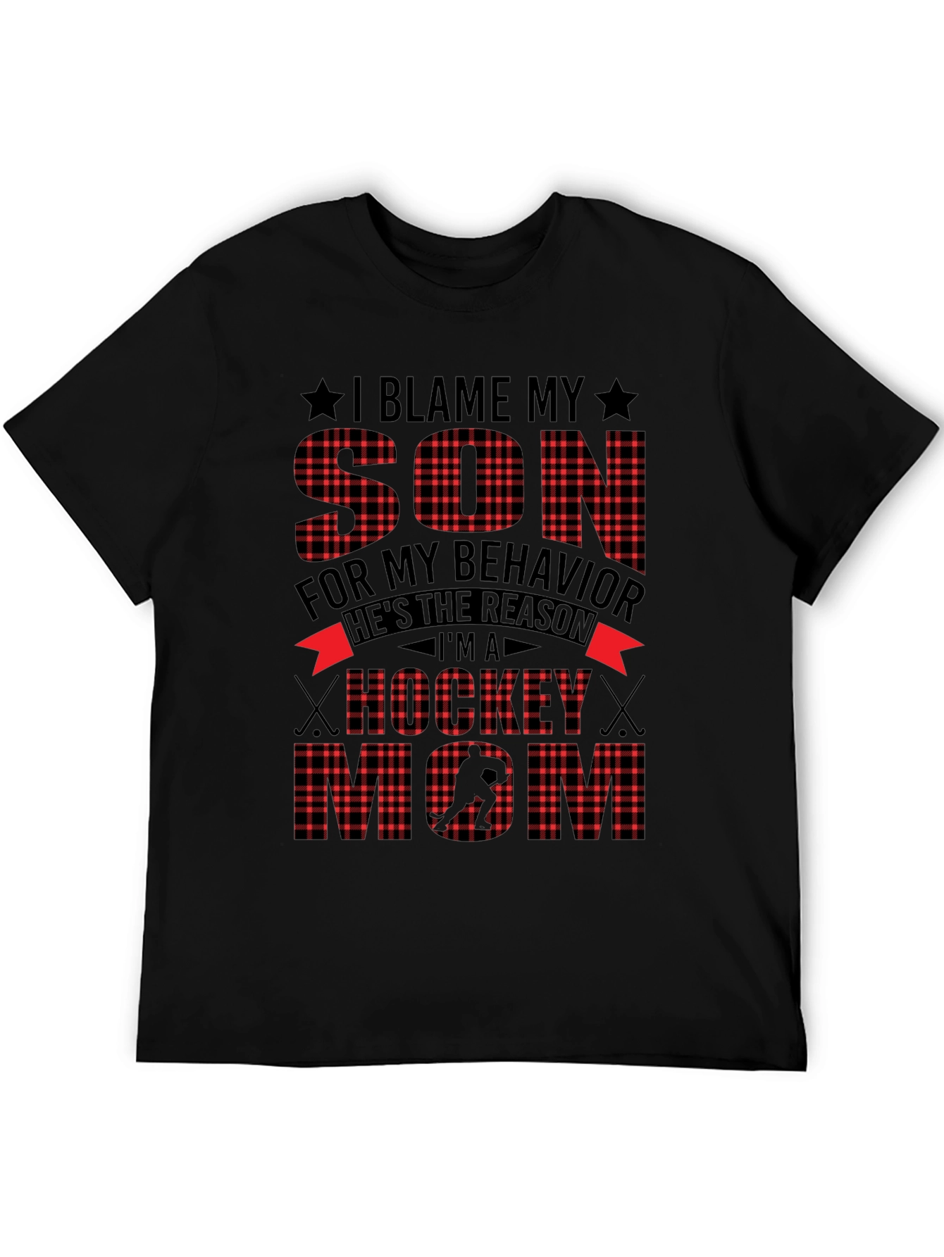 Hockey Mom T-Shirt - Blame My Son