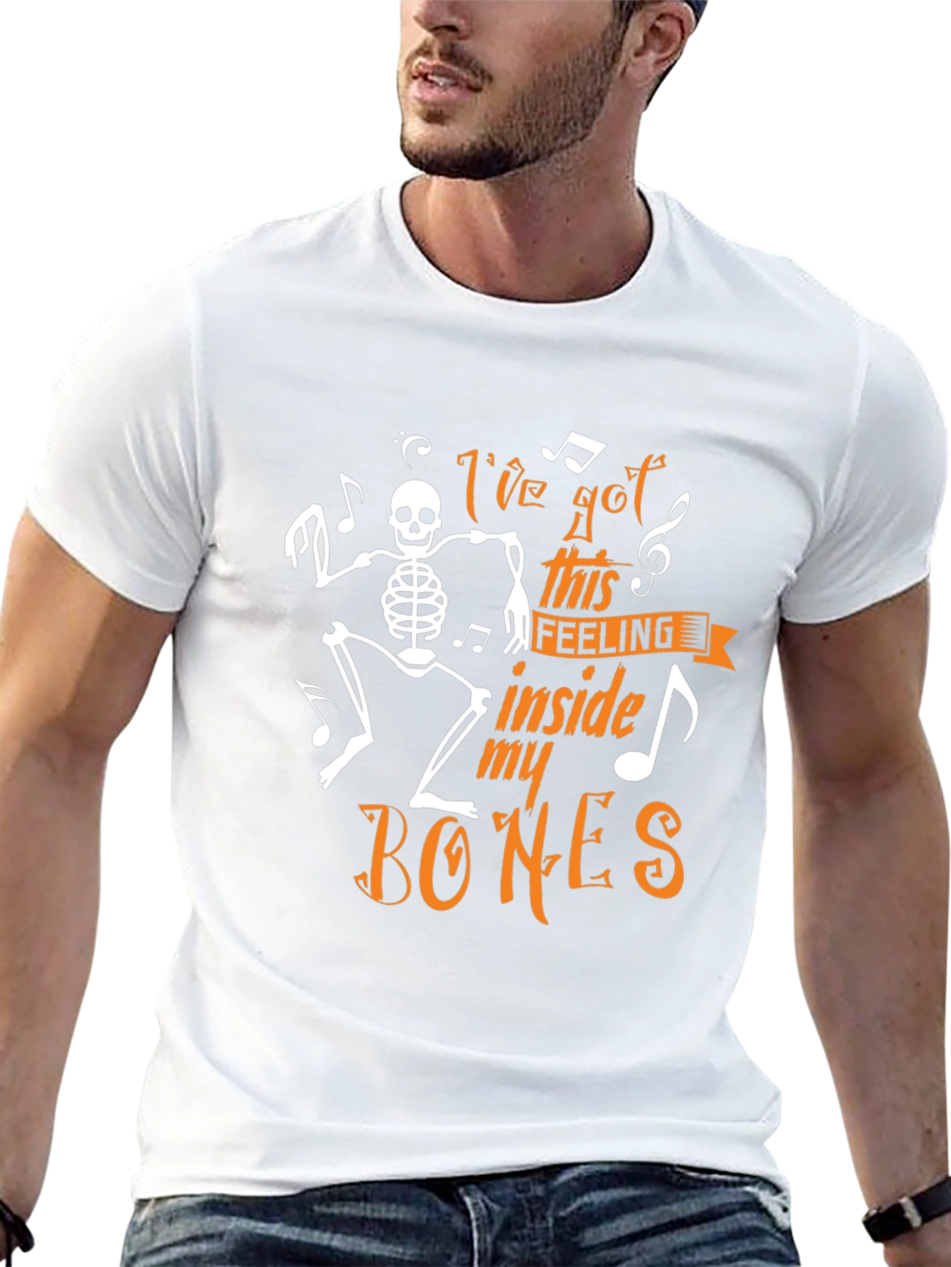 Skeleton Bones Feeling T-Shirt