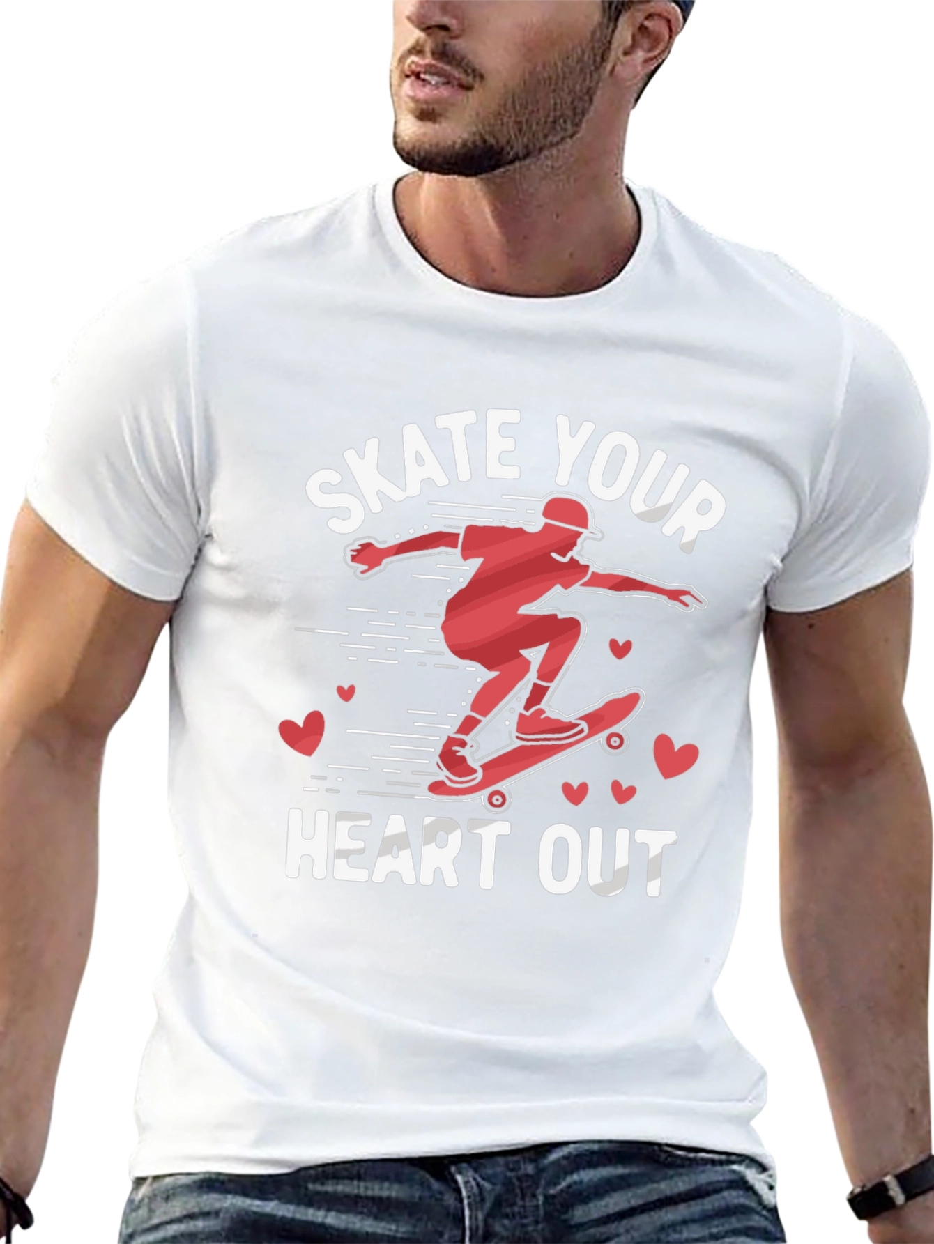 Skate Your Heart Out Graphic Tee