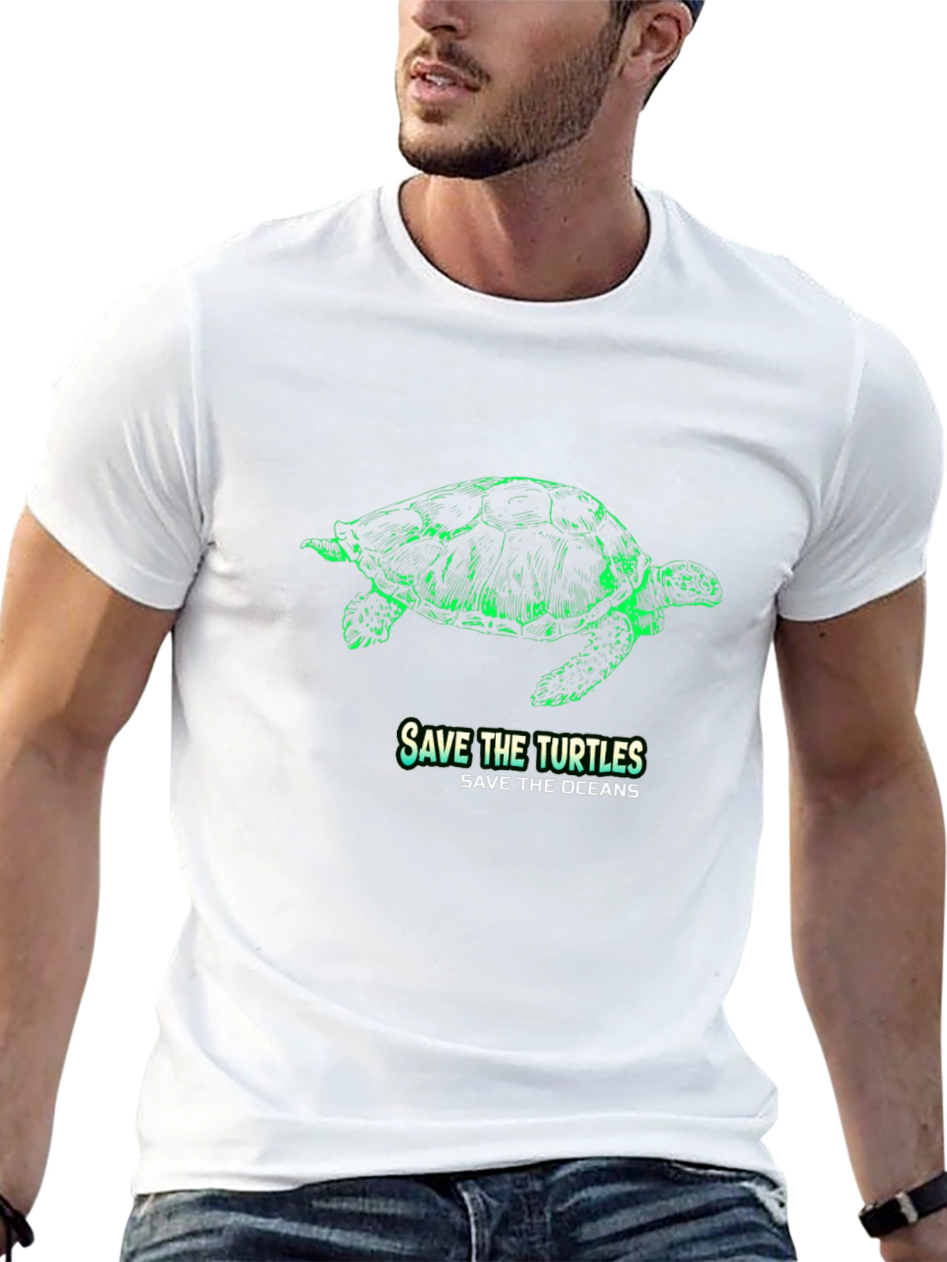 Save the Turtles Graphic Tee
