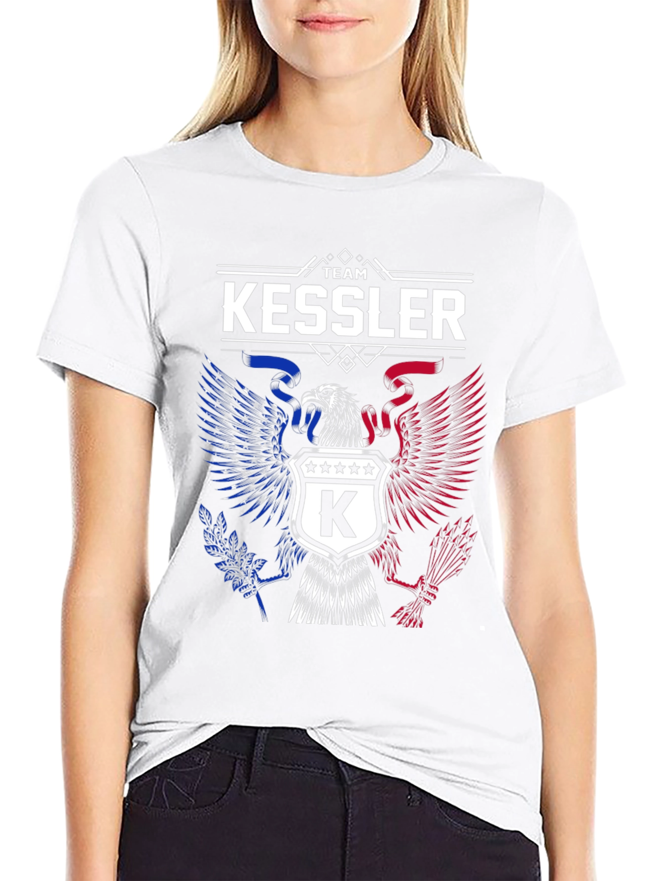 Team Kessler T-Shirt - Patriotic Eagle Design