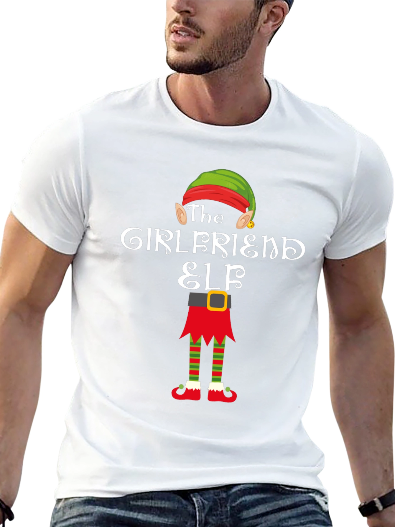 Girlfriend Elf Christmas T-Shirt