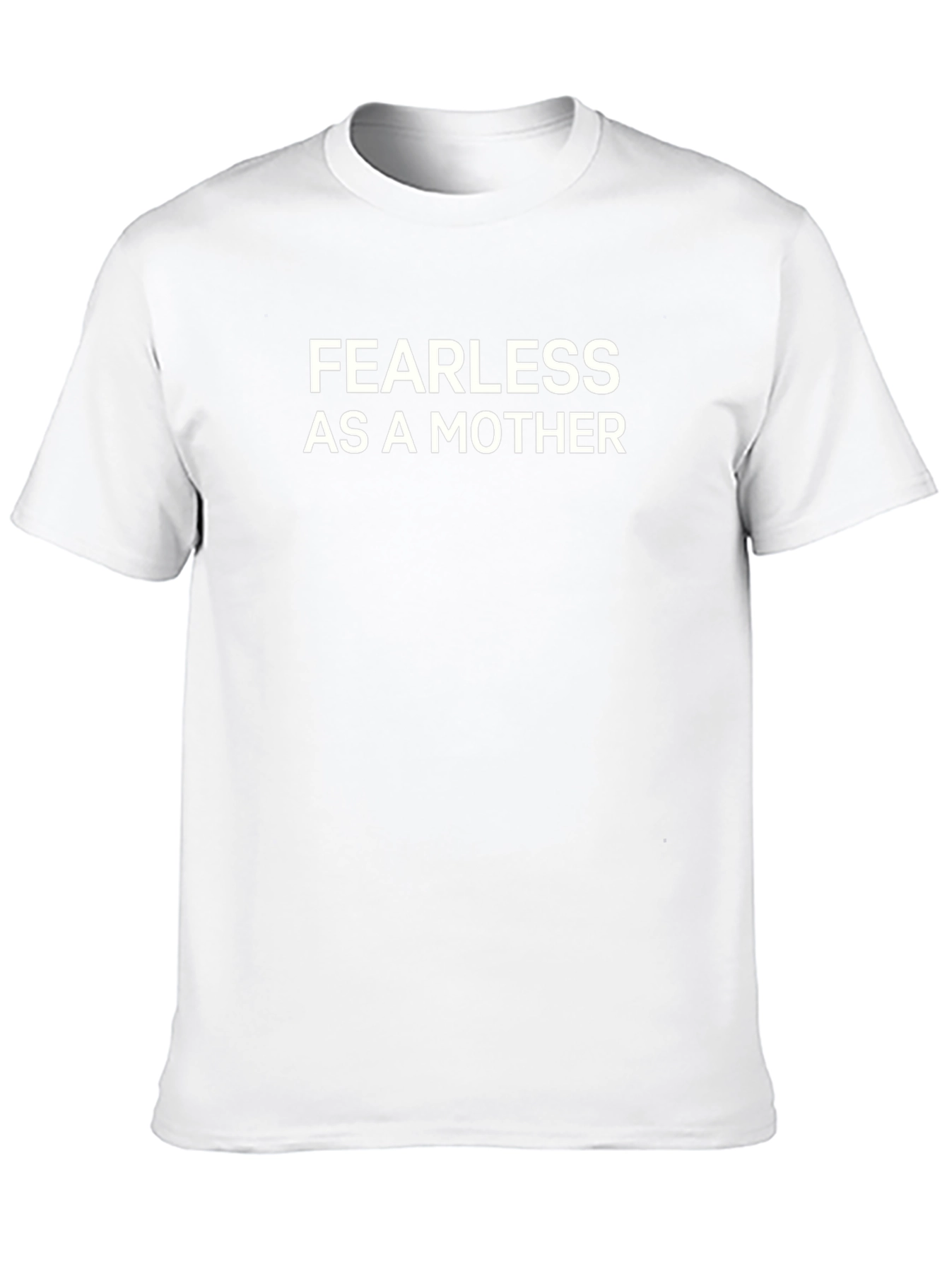 Fearless Mother Graphic Tee - Black Crew Neck