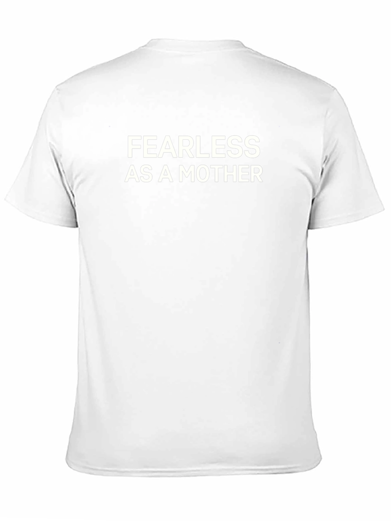 Fearless Mother Graphic Tee - Black Crew Neck