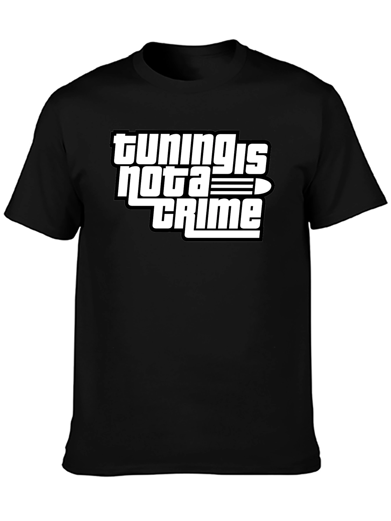 Tuning is Not a Crime Graphic T-Shirt