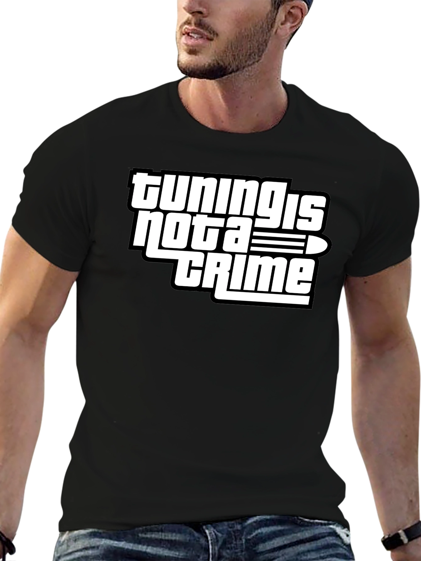 Tuning is Not a Crime Graphic T-Shirt